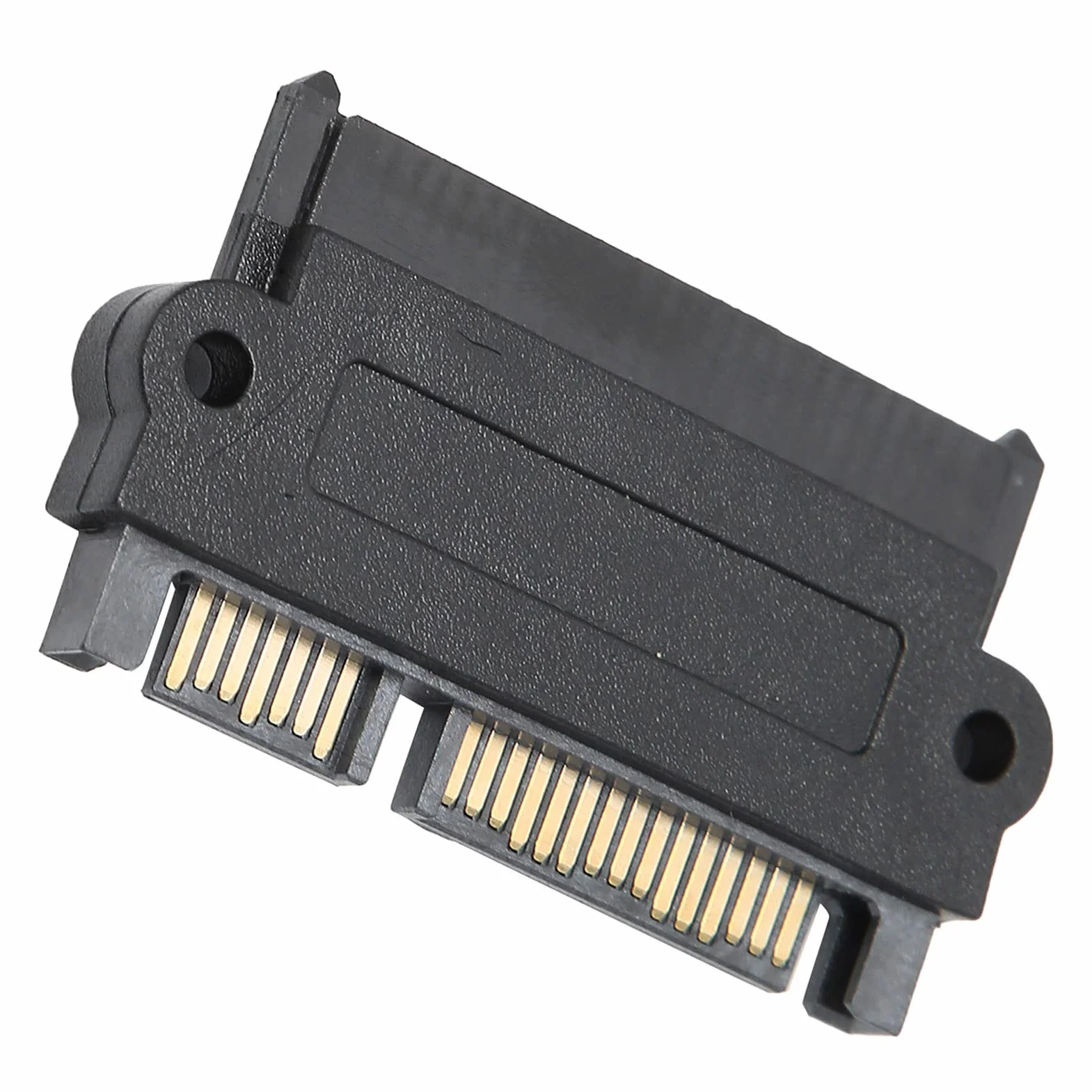 Konwerter SFF-8482 SAS na SATA 15PIN Czarna Obudowa Plastikowa
