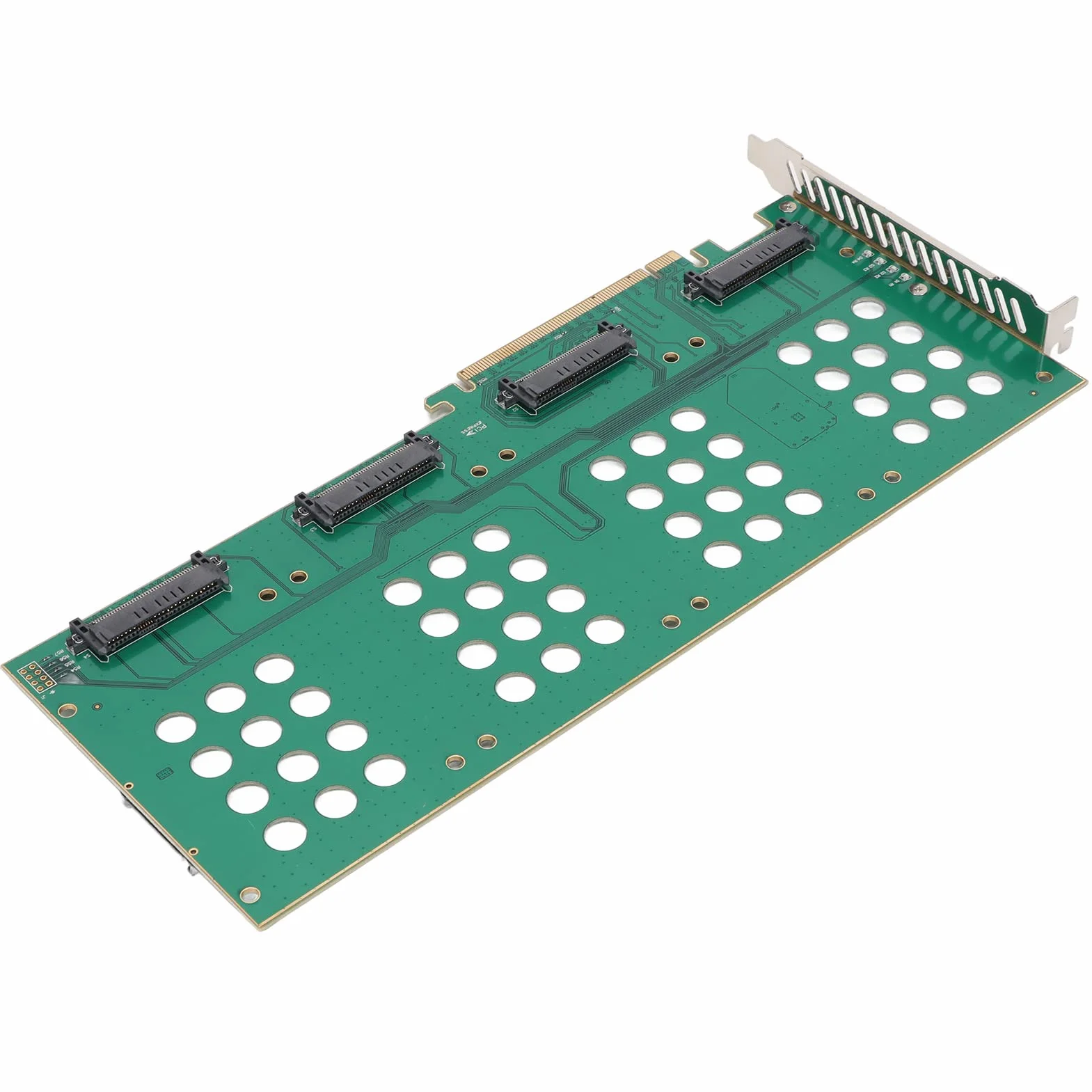 Karta rozszerzenia dysku twardego PCIE 3.0 X16 M.2 U.2 SSD Karta NVMe na kartę PCIe zapewniająca szybszą wydajność systemu w komputerach stacjonarnych