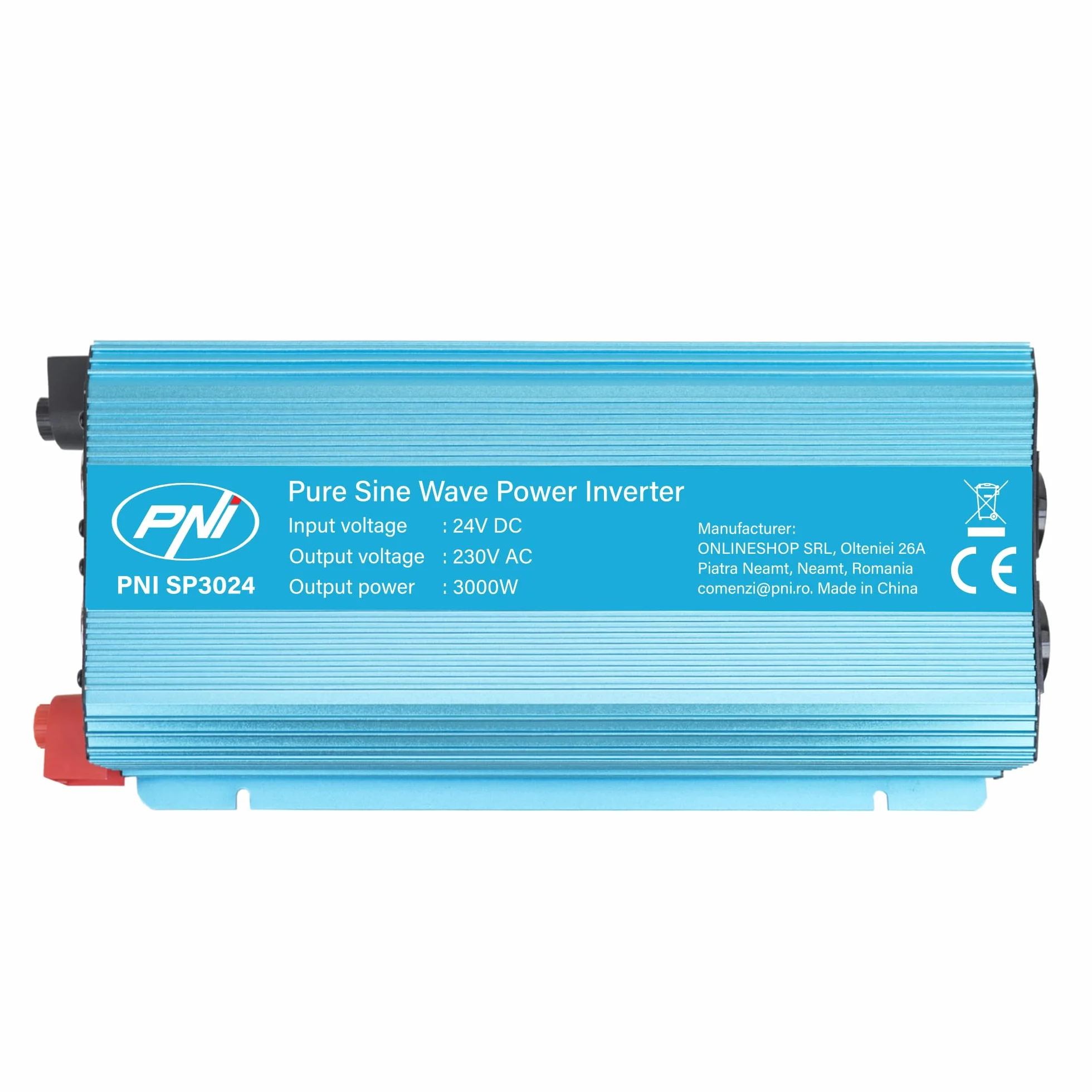 PNI Przetwornica napięcia SP3024 24 V Zasilanie 230 V Wyjście 3000 W Pure Sine Wave
