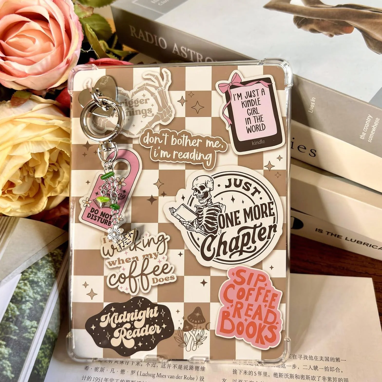 E-Reader papier kartonowy Einleger 12 sztuk naklejki do scrapbookingu przezroczyste etui 6,9" x 4,8" wkładka biały
