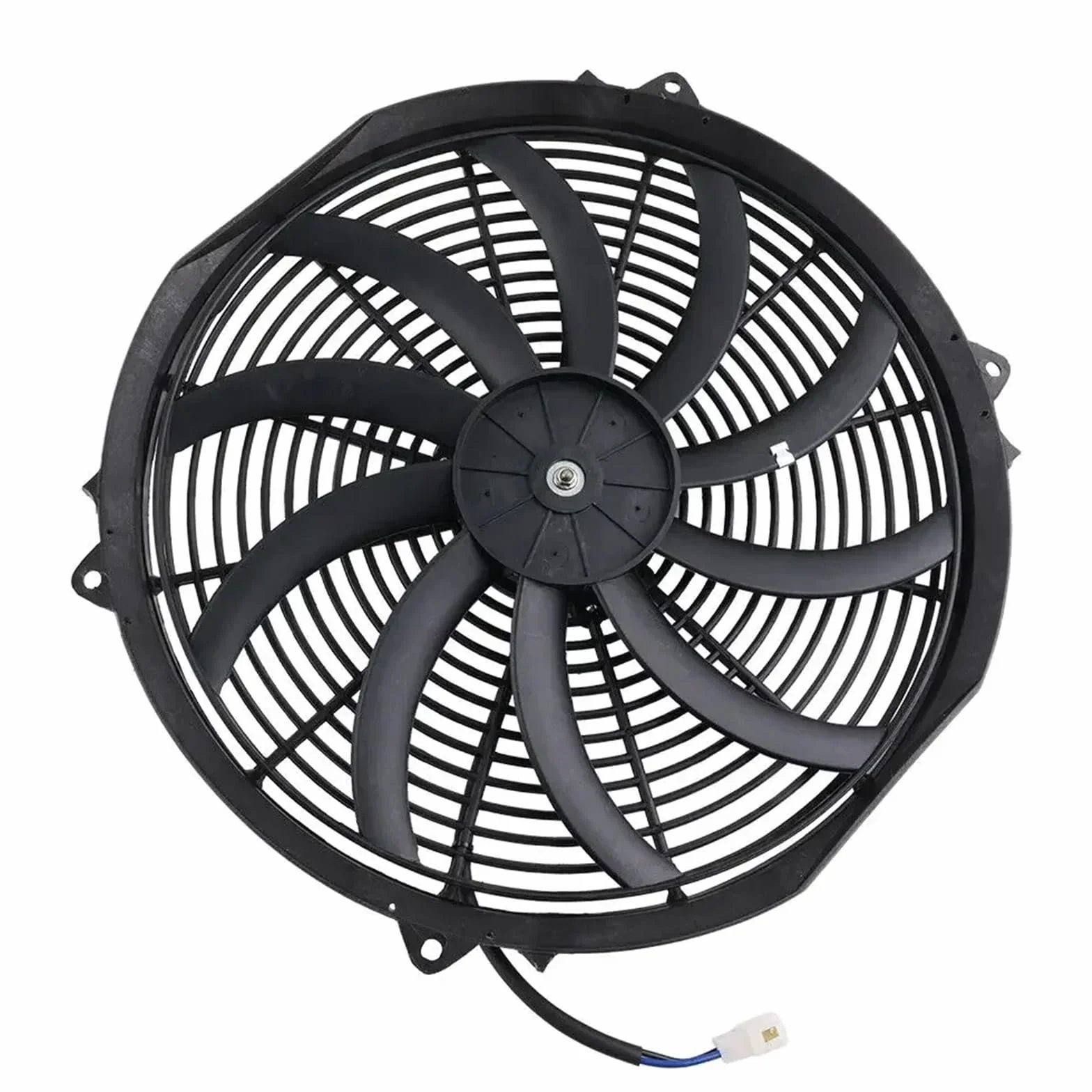 Radiator przewodzącym 16'' Push/Pull 12V 120W Elektryczny Chłodnica Intercooler Slim Fan Układ Chłodzenia Silnika Akcesoria Samochodowe Wyścigowe