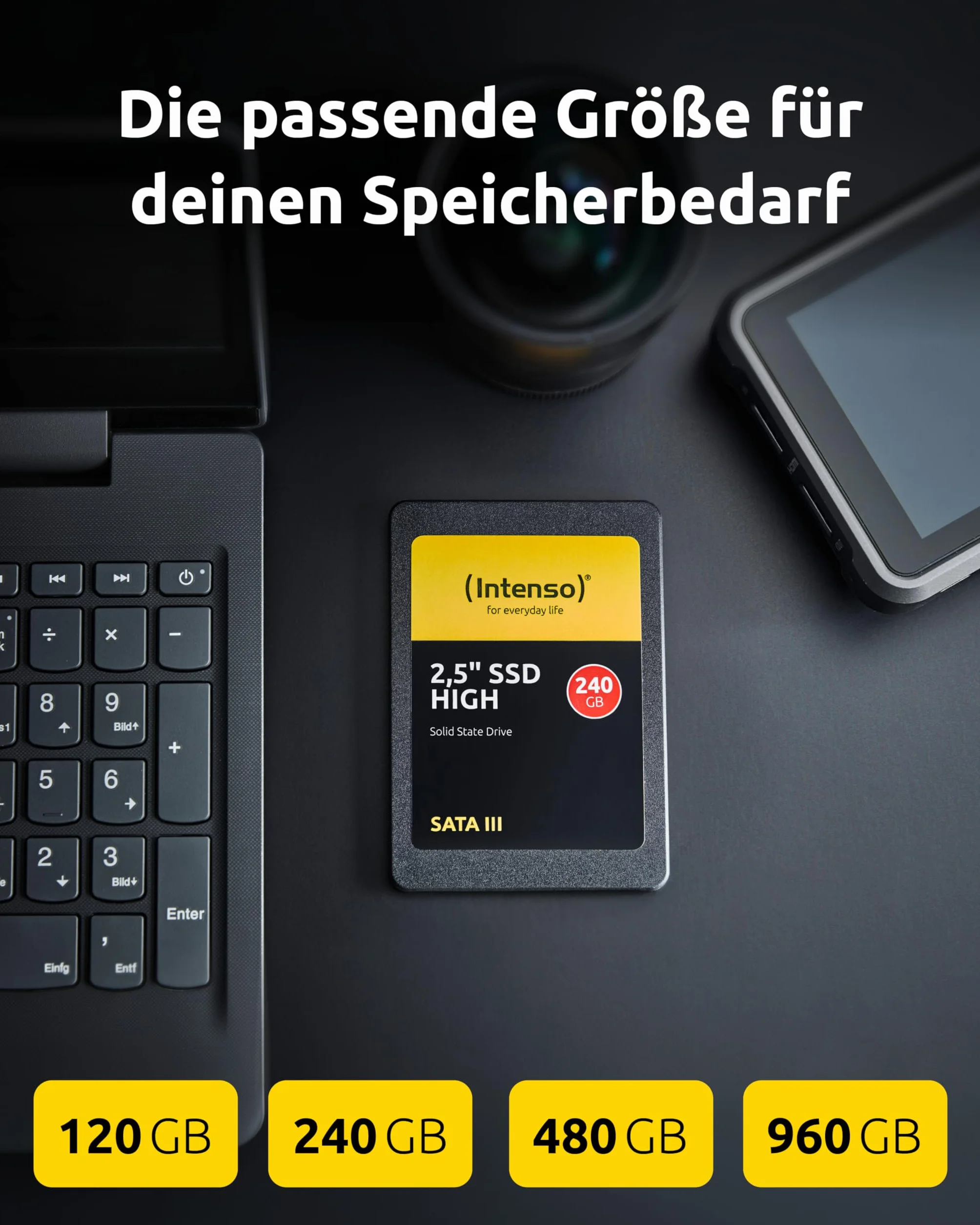 Intenso 3813430 120GB SATA III High Performance Internal 2.5' SSD