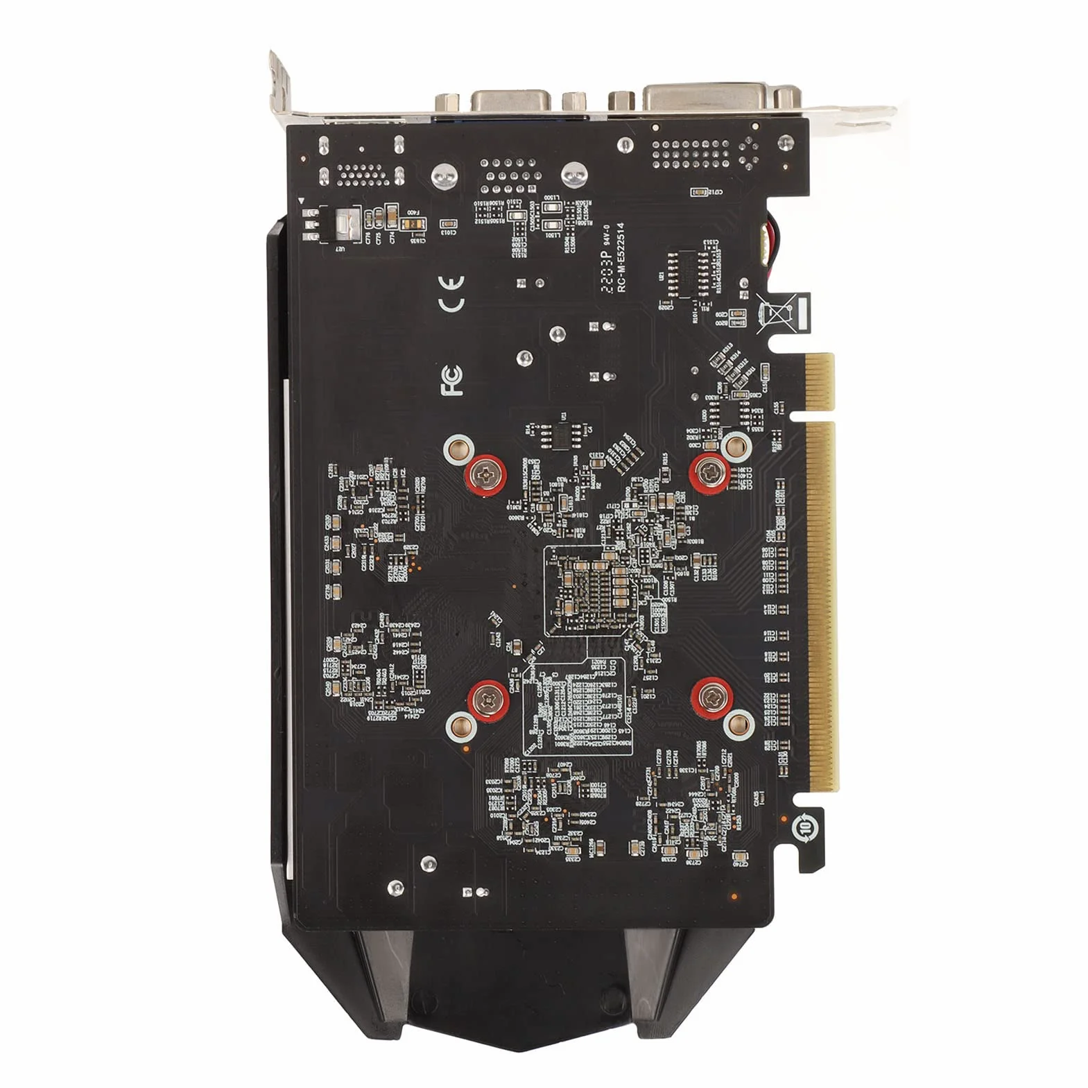 Karta Graficzna 4 GB GDDR5, HD7670 4G GDDR5 128-bitowa Karta Graficzna do Komputera Stacjonarnego, z Wentylatorem Chłodzącym, Interfejs Multimedialny HDx1, DVIx1, VGAx1