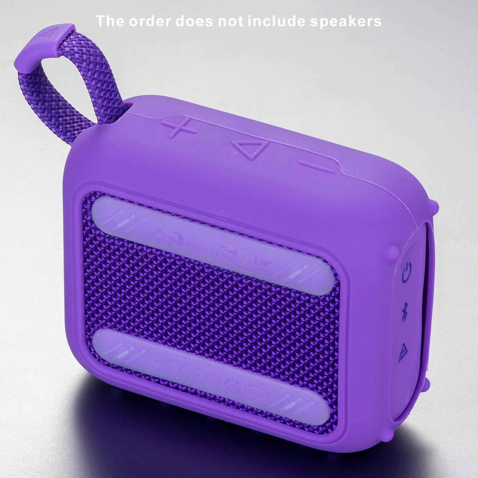 Etui do przenoszenia, silikonowe etui kompatybilne z przenośnym głośnikiem Bluetooth JBL Go 4, przenośny, ultralekki, silikonowy pokrowiec ochronny z karabińczykiem