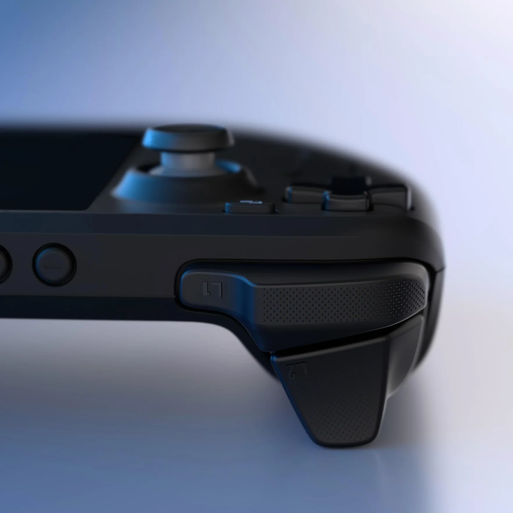 PlayVital LR INCREASER Trigger Stop Shoulder Buttons Extension do Steam Deck LCD,L1R1L2R2 Przycisk Wyzwalacza do Steam Deck OLED,Przedłużacze Zderzaka do Steam Deck-Czarny