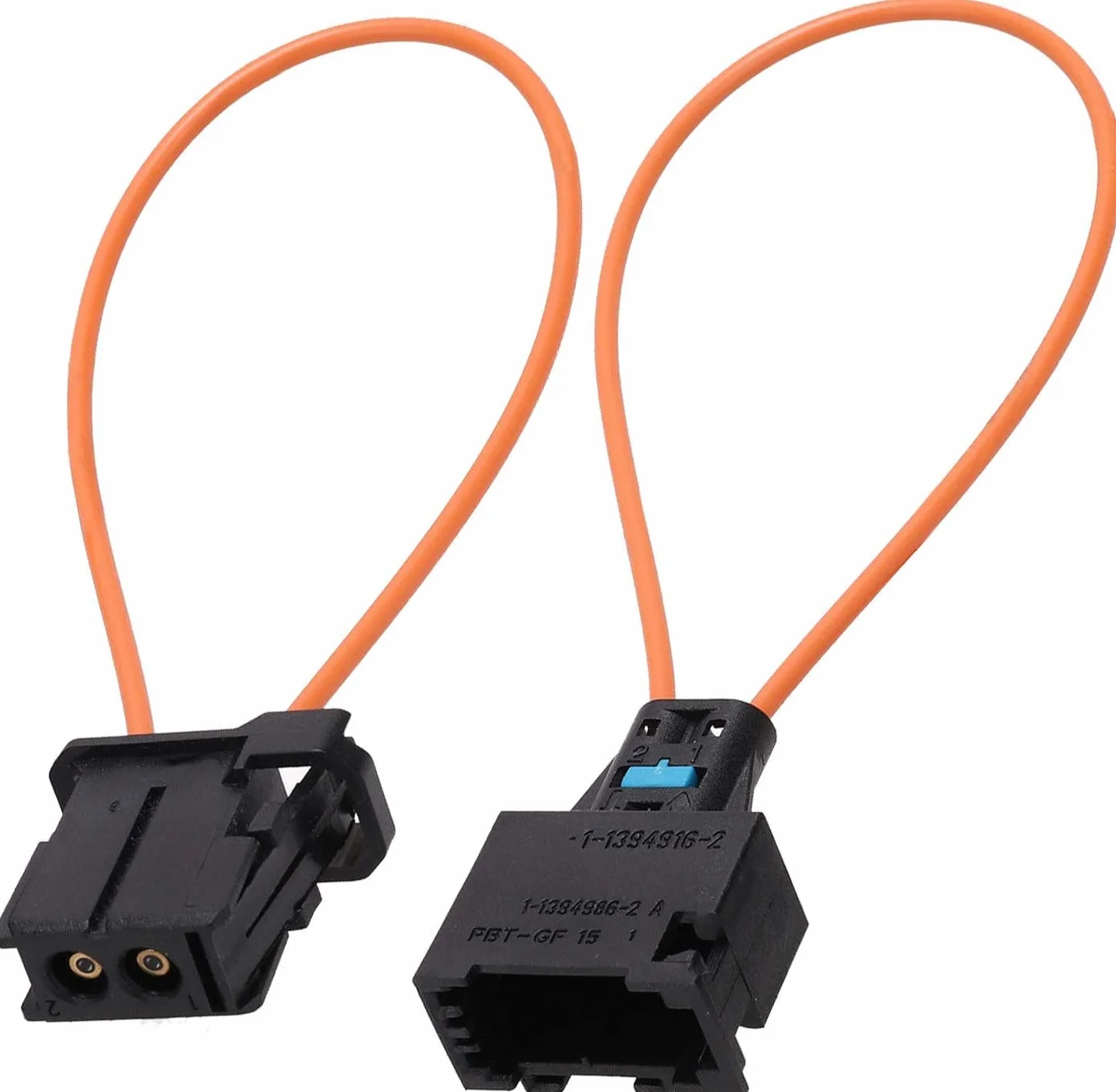 Airlxf większość pętli światłowodowych, 2 sztuki, uniwersalny adapter optyczny żeński i męski, kabel obejściowy do radia i audio, Mercedes-BMW, VW, Audi, Porsche, SOS FIX, 13,5 cm