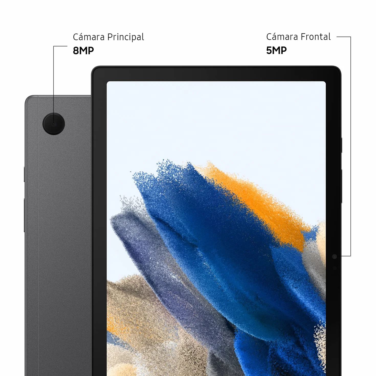 Samsung Galaxy A8 SM-X200NZAAEUB Tablet, One Ui Core 3.1, 32GB RAM, 3GB SDD, Zintegrowana, Android 11, qwerty, Szary, 10,5''
