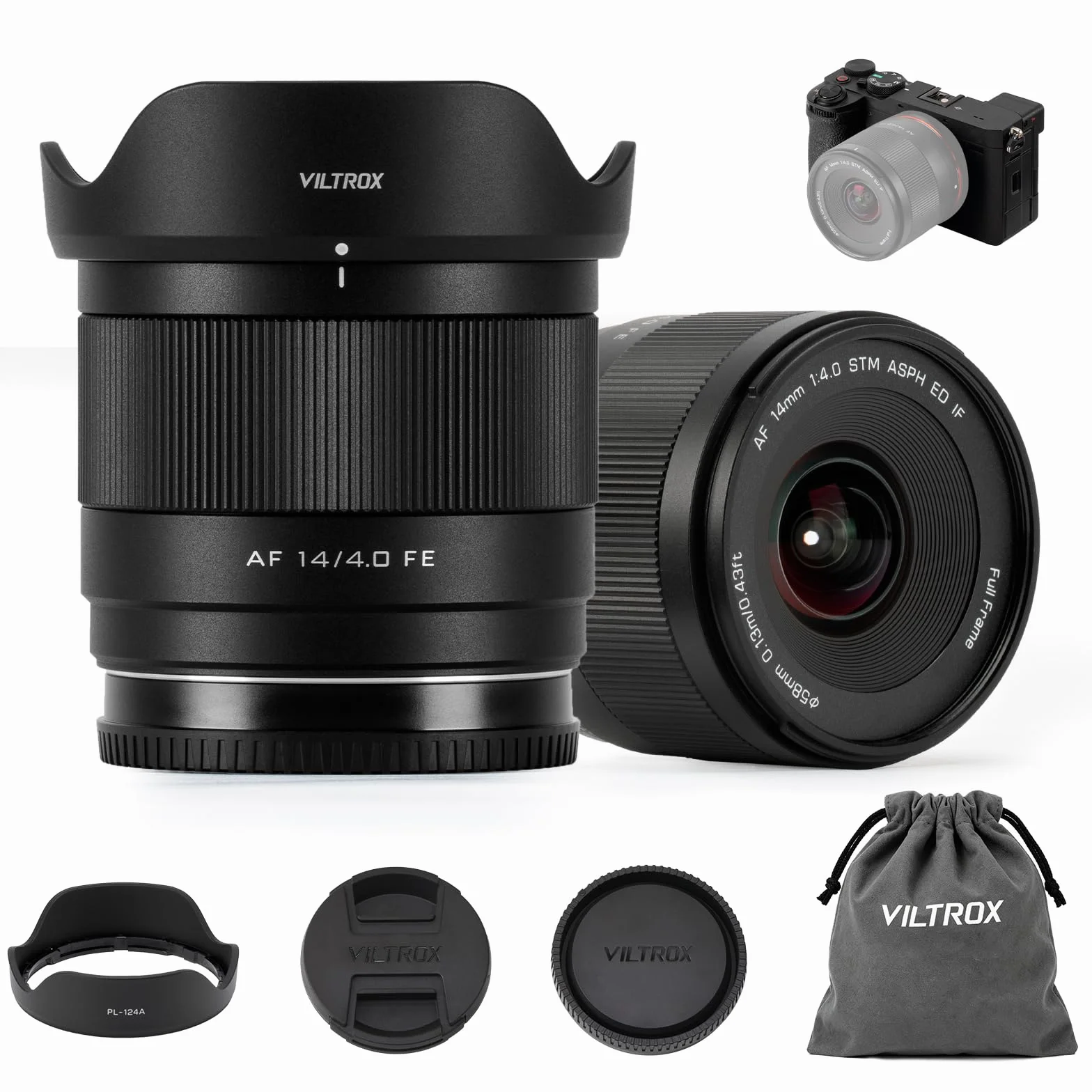 VILTROX 14 mm F4.0 Air FE Mount Obiektyw Fotograficzny Obiektyw do Sony E Mount Camera Lenses Szeroki Kąt Pełnozakresowy Obiektyw Autofokus dla Sony A7 A9 A1 FX3 A7RV ZVE1 A7CII A6600 A6500 ZV-E10II