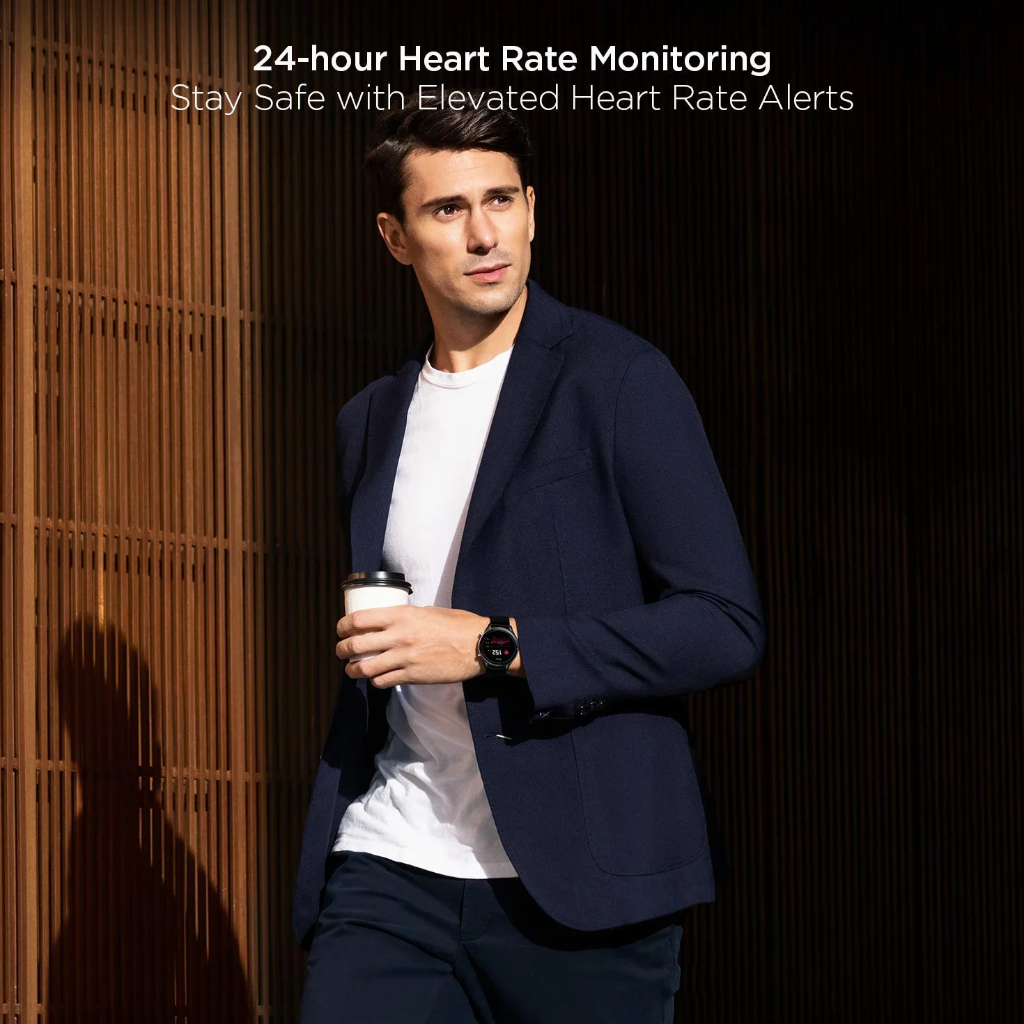 Amazfit Smartwatch GTR 2e GPS 1,39" AMOLED monitor aktywności fitness i zdrowia, 90 trybów sportowych, bateria 24 dni, monitorowanie częstotliwości bicia serca, snu i stresu, dla mężczyzn i kobiet