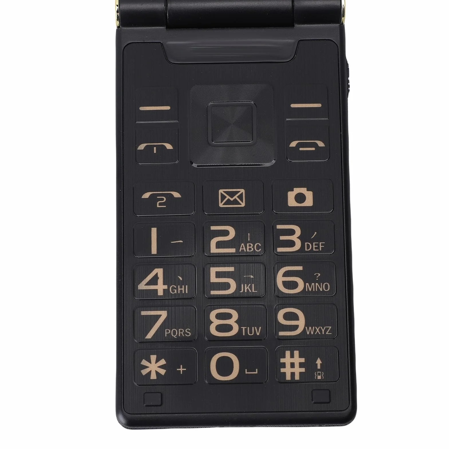 4G Telefon Komórkowy dla Osób Starszych 3,0 Cala, 1,8 -calowy Podwójny Ekran Doppelsim SESIORS DUŻY Przycisk 5900 MAH 1,3MP Kamera Flip Seniorzy Telefon Obsługuje Bluetooth Music (GOLD)