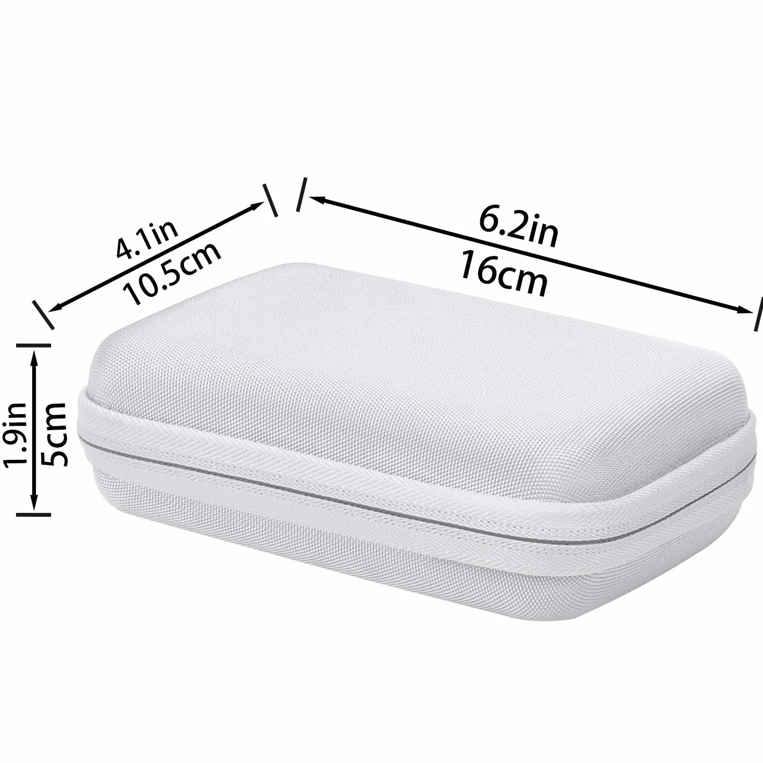 co2CREA Twarda osłona podróżna etui torba do HP Sprocket Select Portable 5,8 x 8,7 cm drukarka natychmiastowa mobilna drukarka fotograficzna i HP Sprocket 2,3 x 3,4 cynkowy papier fotograficzny, tylko