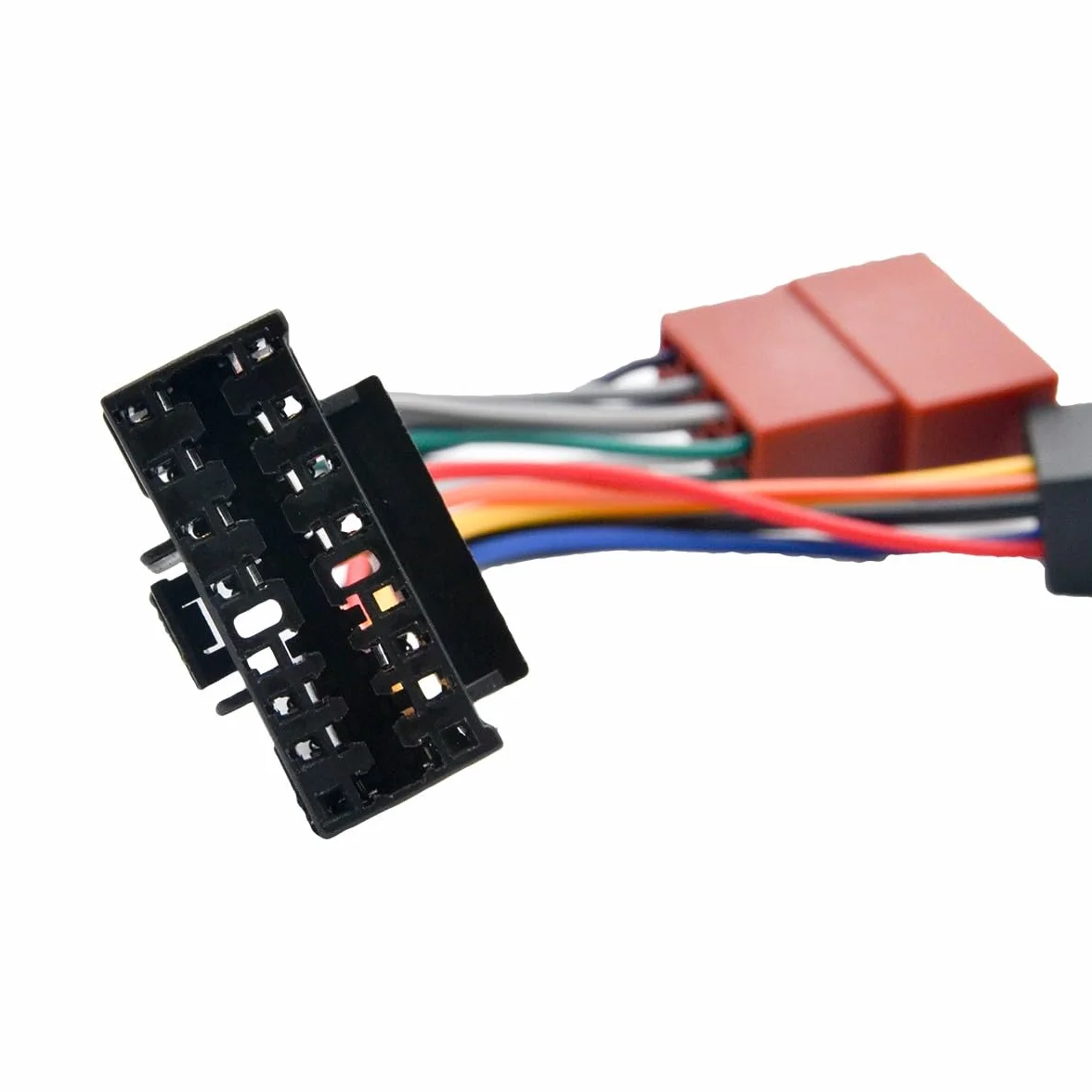 Sony Aiwa JVC 16-pinowe złącze przewodów 30 x 12 mm wiązka przewodów ISO adapter wtyczka kabel kompatybilny z samochodowym stereo