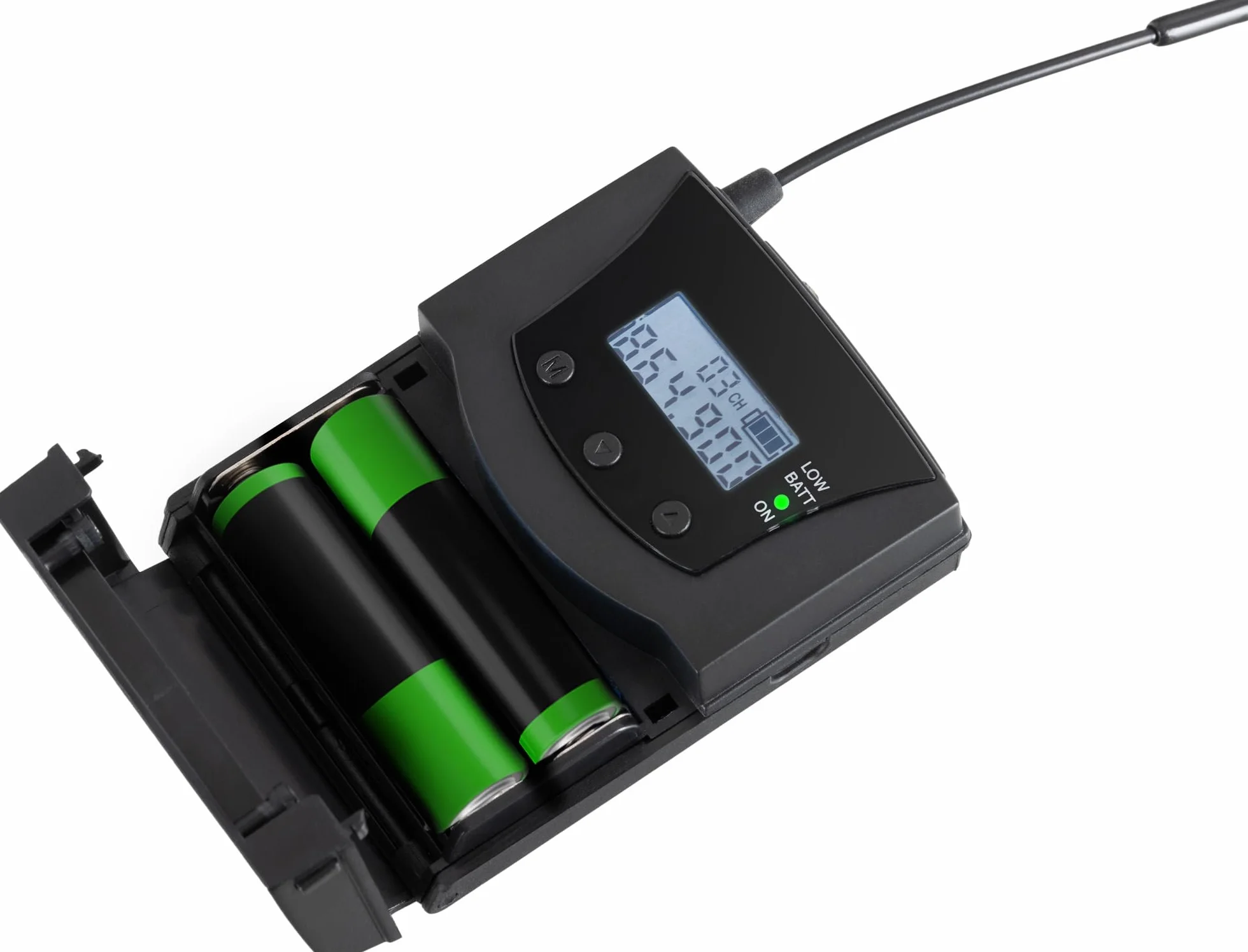 Pronomic Silent Disco V2 SDR BP30 Bodypack Receiver zestaw 25 odbiorników radiowych 863-865 MHz – kompatybilny z nadajnikami Silent Disco – do własnych słuchawek – zasięg do 100 m – czarny