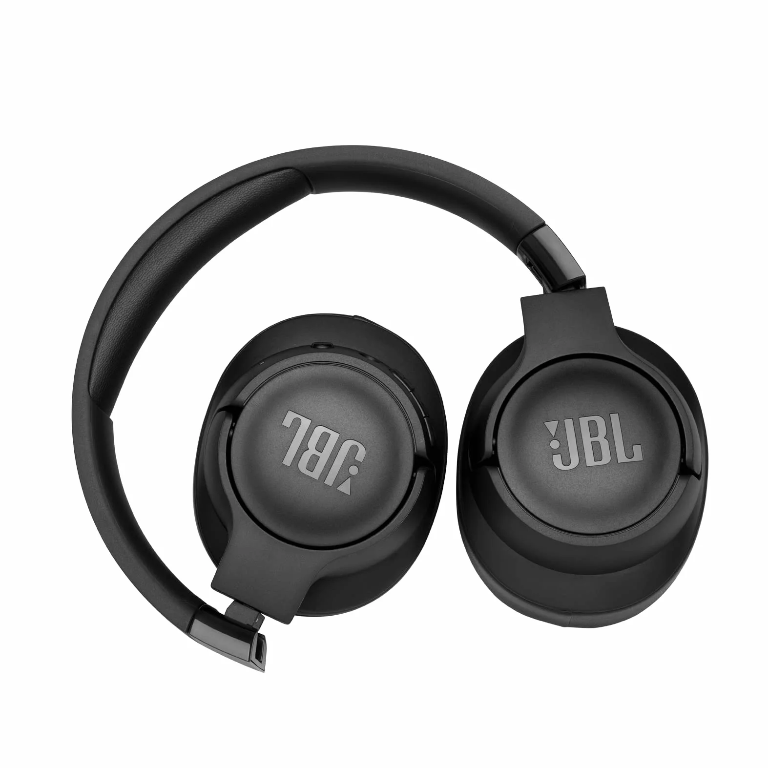 JBL Tune 710 BT przewodowe i bezprzewodowe słuchawki wokółuszne z wbudowanym mikrofonem, połączeniem Bluetooth Multi-Point i trybem głośnomówiącym, czarne