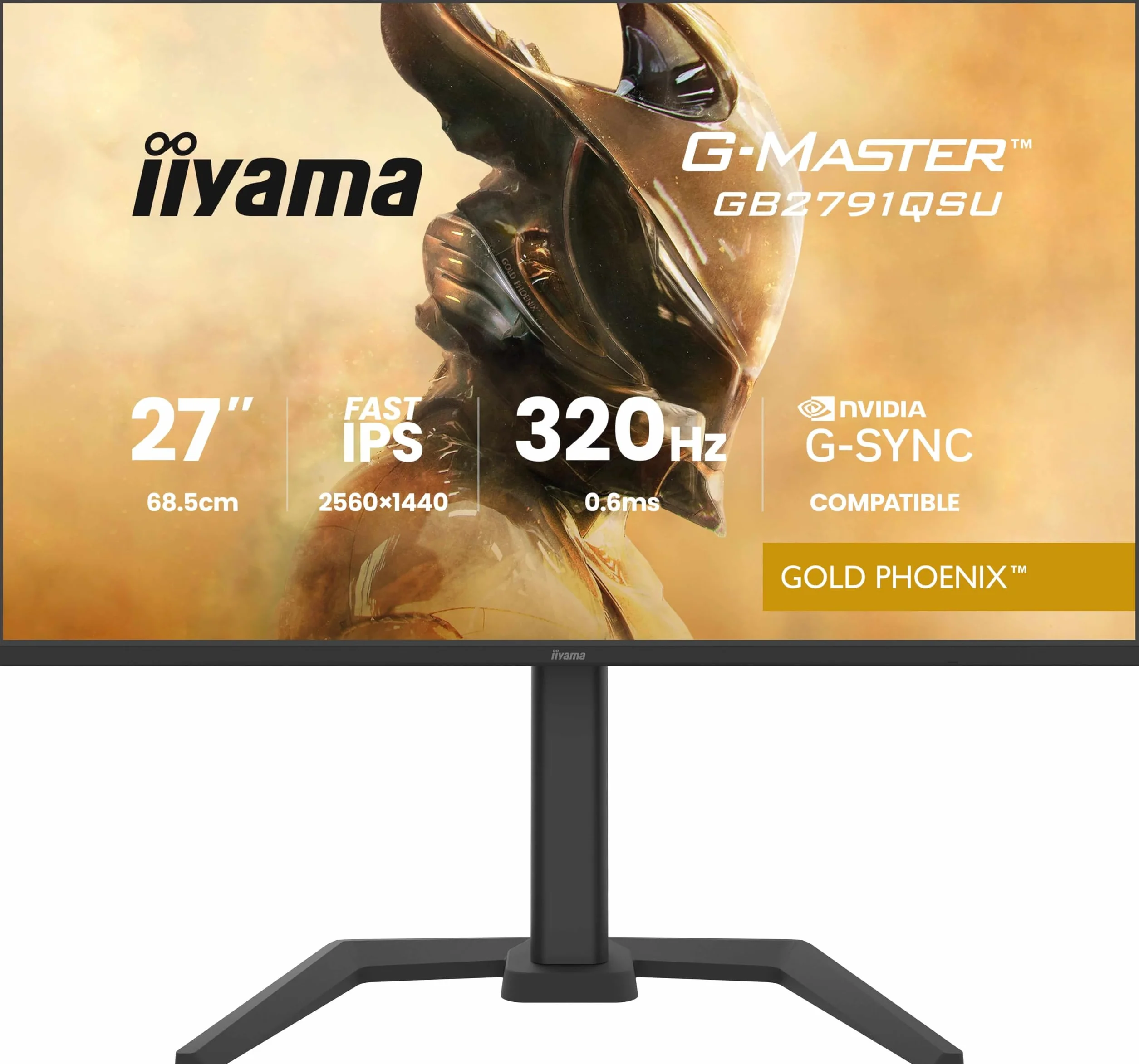 iiyama GB2791QSU-B1-27 IPS, 2560 x 1440/320 Hz, 2H1DP, USB-hub, HAS