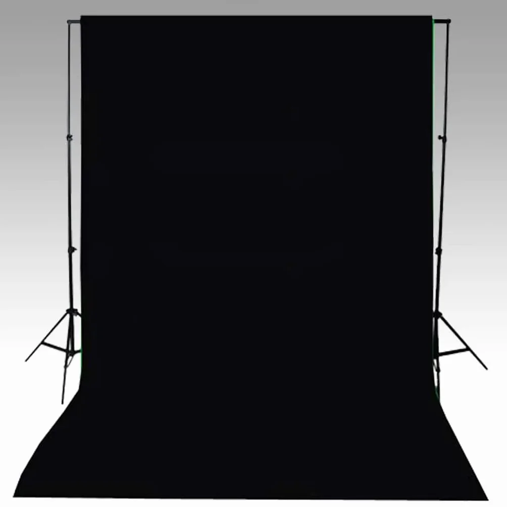 Zestaw do studia fotograficznego z lampami studyjnymi, system tła z bawełny, aluminiowy statyw do 230 cm, 3 lampy dzienne 5500 K, 3 abażury, torby do noszenia do studia, wideo, fotografii, portretów
