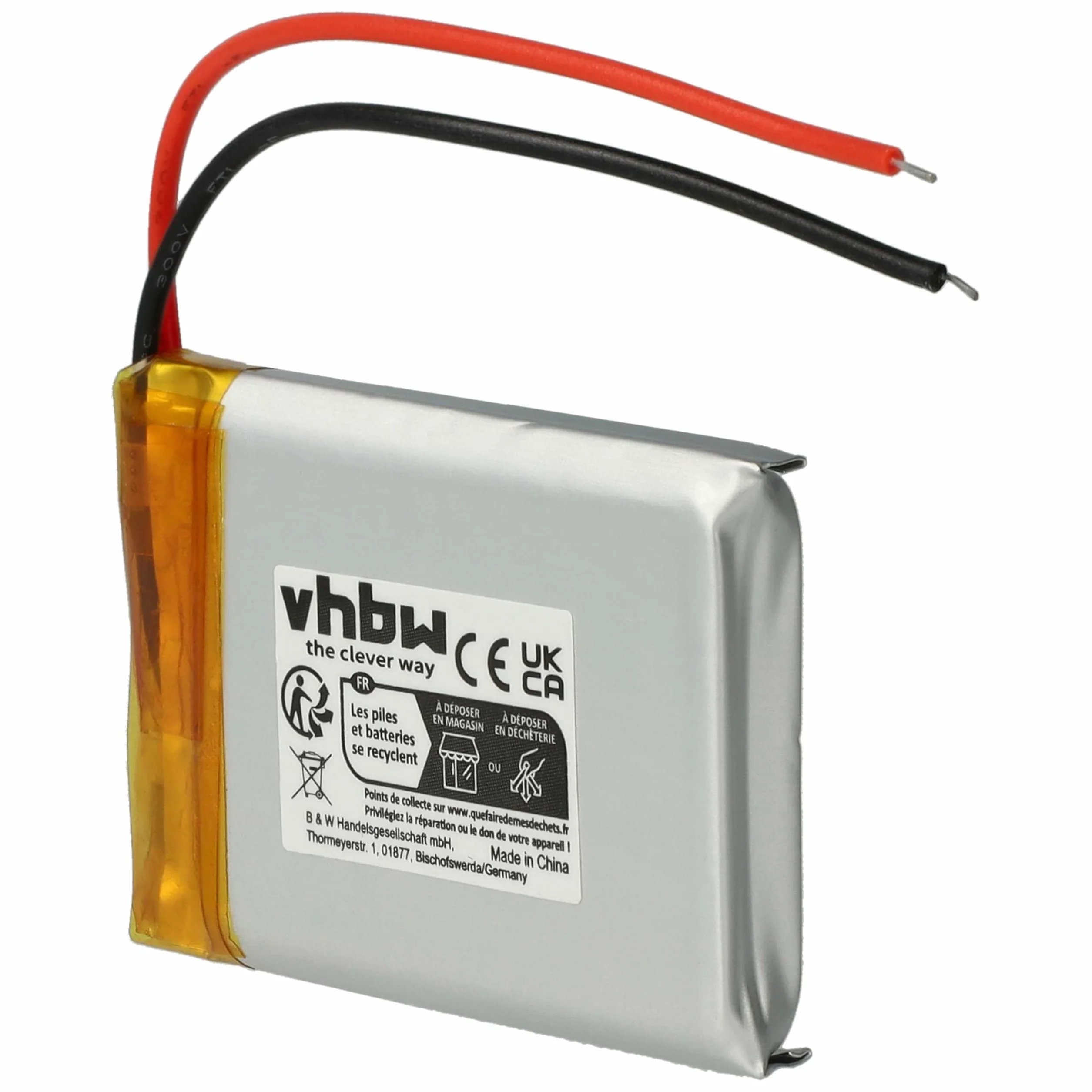 vhbw 1 x bateria kompatybilna z bezprzewodowymi słuchawkami Marshall MID (650 mAh, 3,7 V, Li-ion)