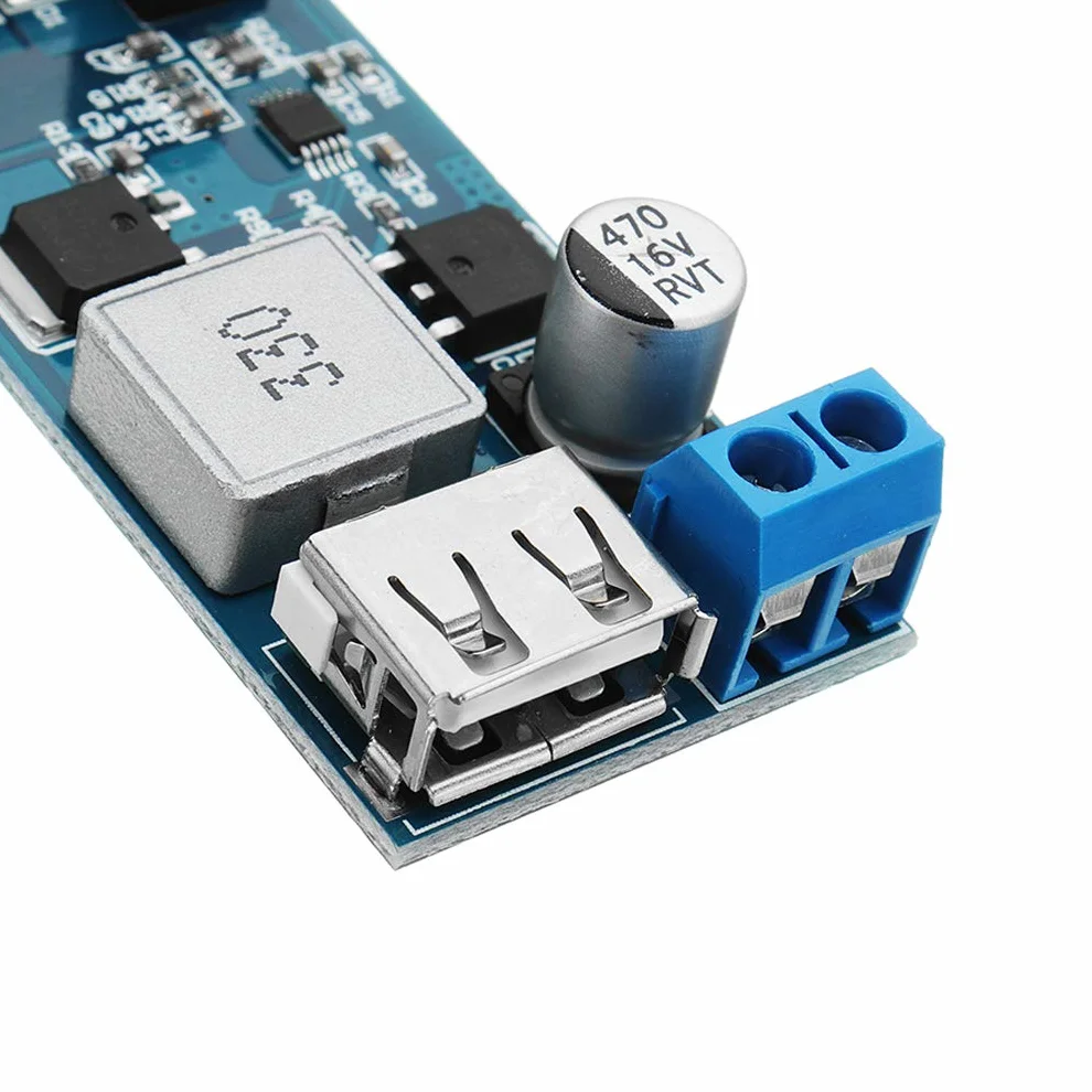 Hailege Power Module DC-DC Step-Down 24V/12V do 5V 5A z USB