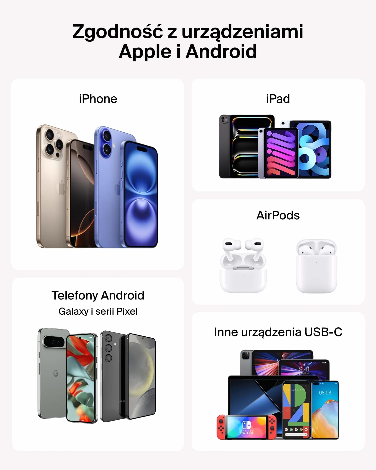 Belkin BoostCharge Powerbank 20 000 mAh z Wyświetlaczem – Różowy | Powerbank 20 000 mAh, 2 Porty USB-C i 1 Port USB-A, 20 W, do Podróży Samolotem, Naładowany, Odłączany Kabel USB-C w Zestawie