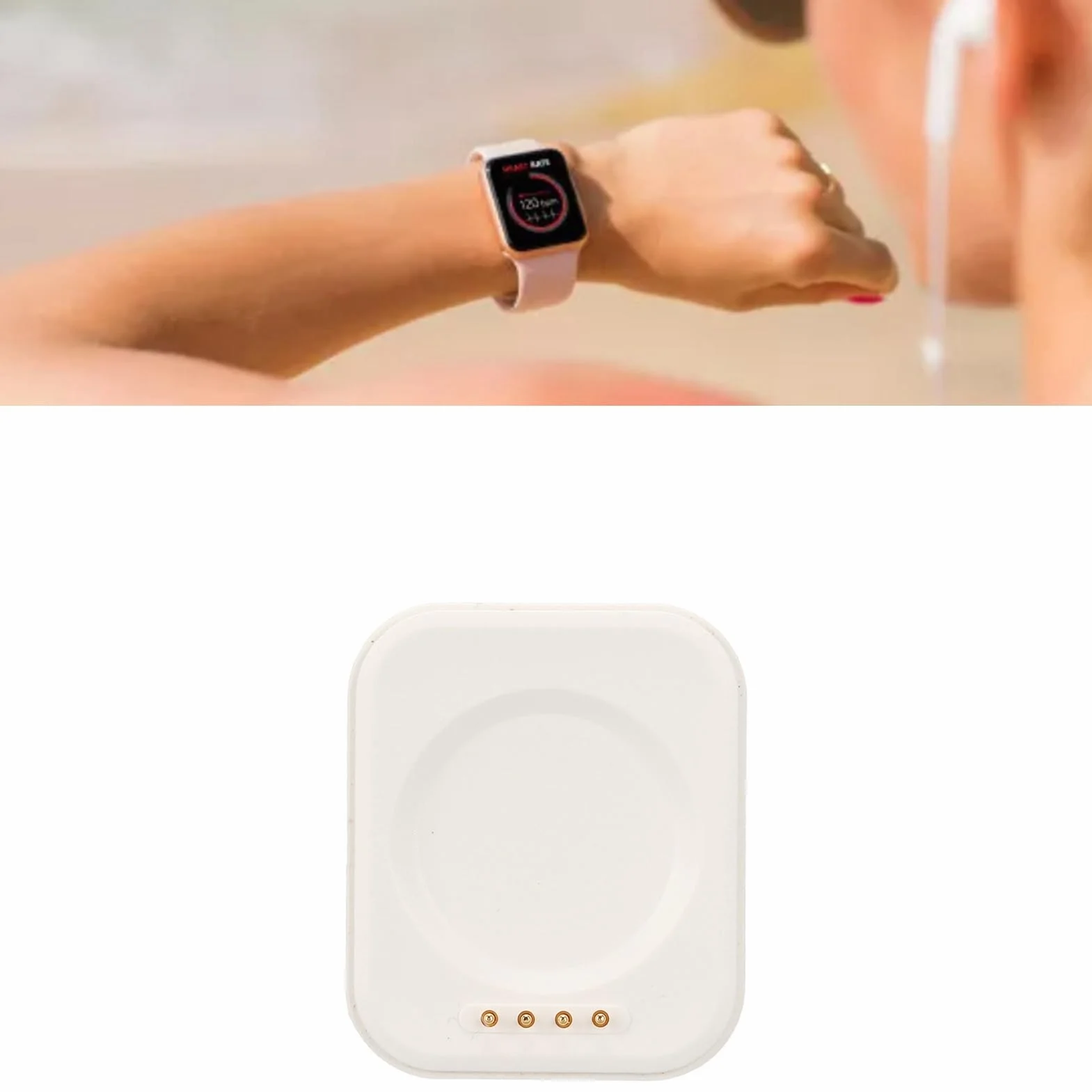 Bezprzewodowa ładowarka do Zegarka 2 42mm 2 46mm 3 3pro, Magnetyczna Stacja ładująca USB z Kablem 3,3 Stopy, Wymienny Kabel ładowarki USB Przewód Dokujący, Bezpieczne i
