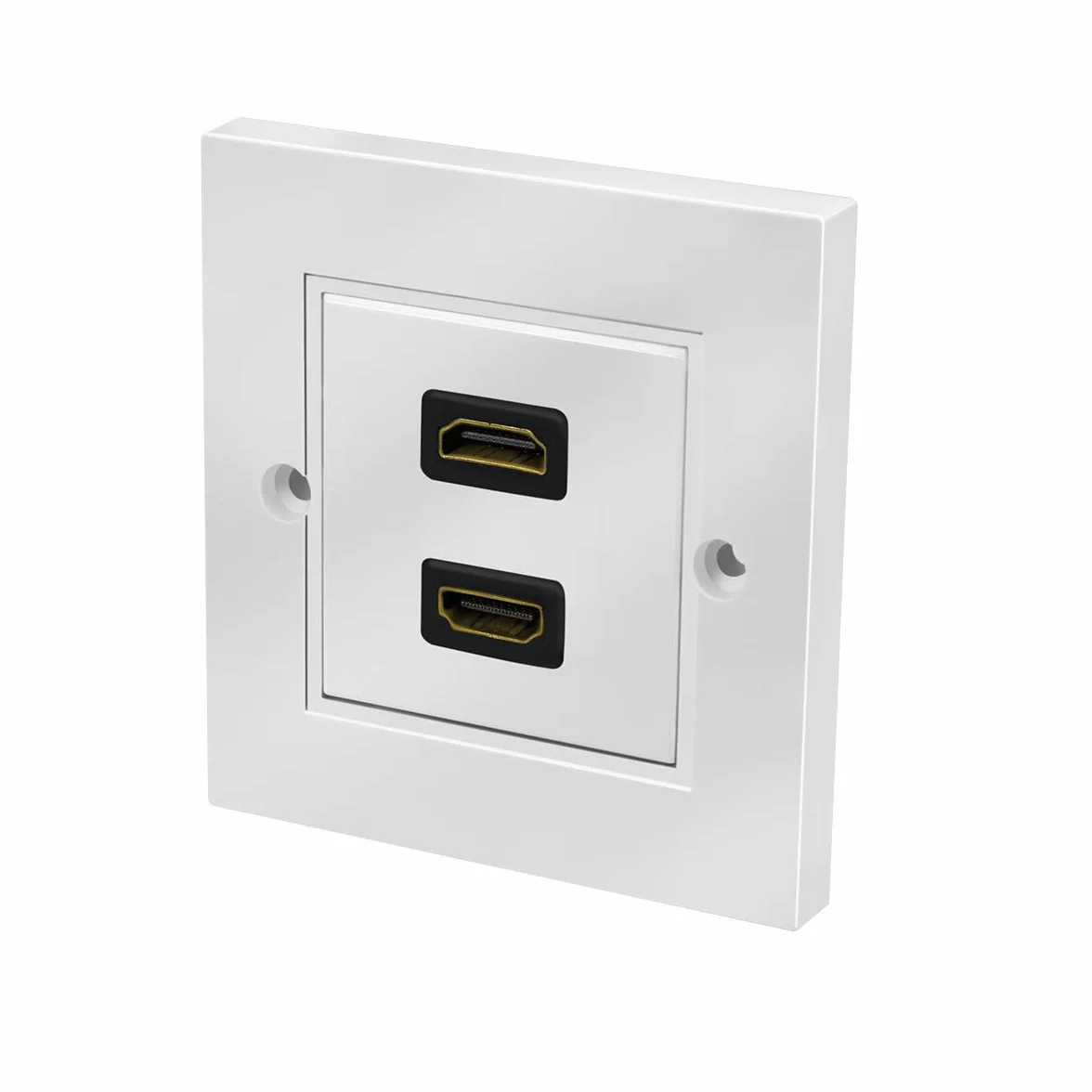 BIGtec Gniazdo HDMI puszka ścienna podwójne podtynkowe 2 x HDMI High Speed 4K 2160p