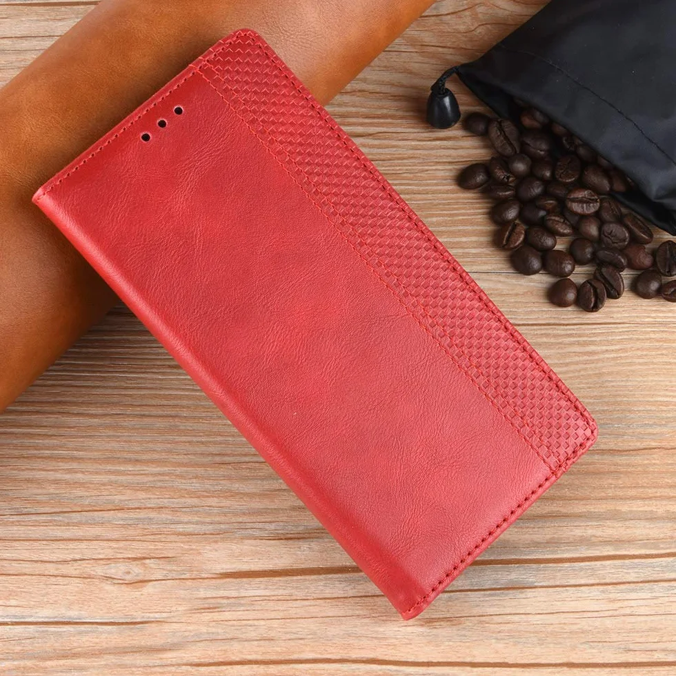 Etui Infinix Note 30 5G portfel magnetyczne z klapką czerwone