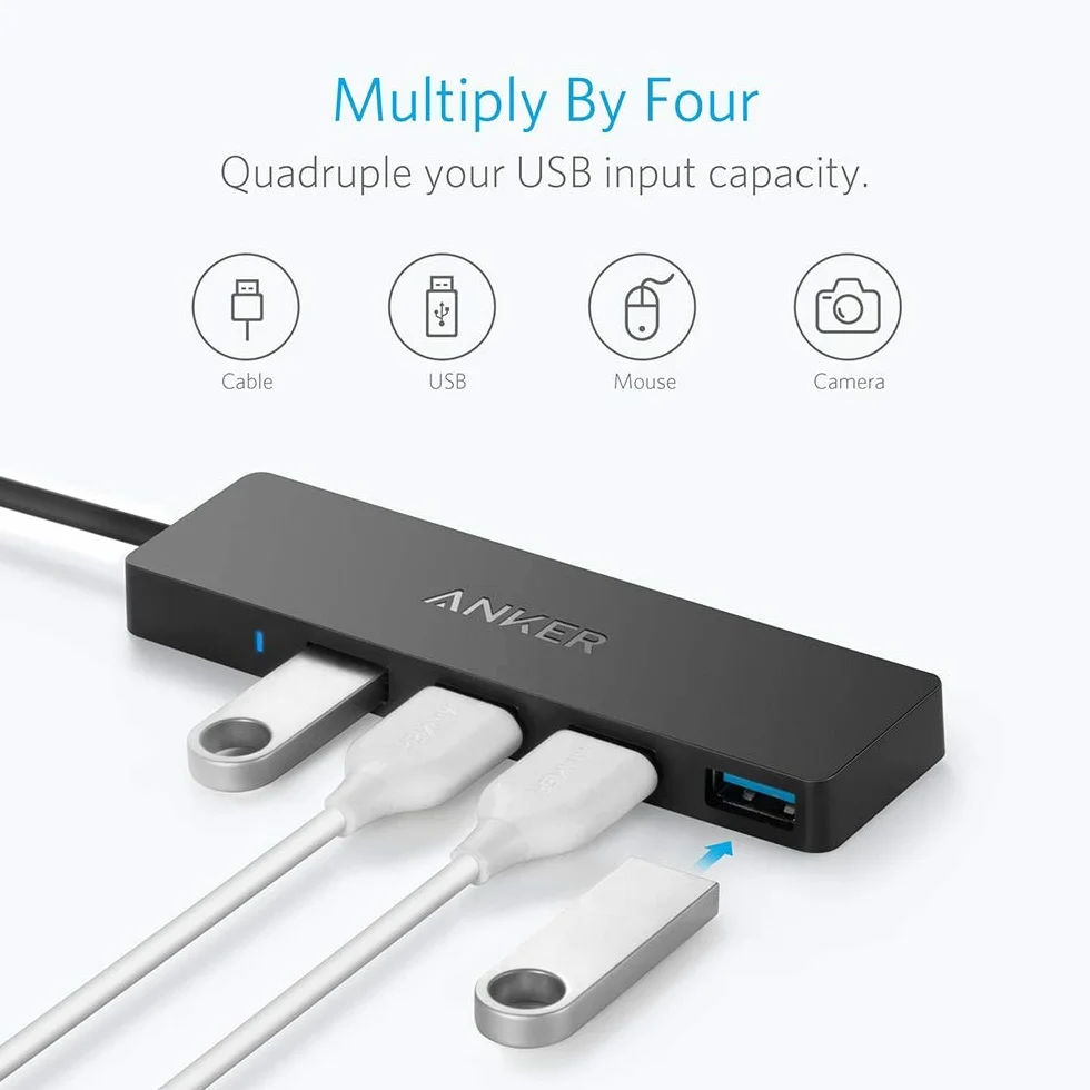 Anker koncentrator USB 3.0 4-portowy hub rozgałęźnik do laptopa