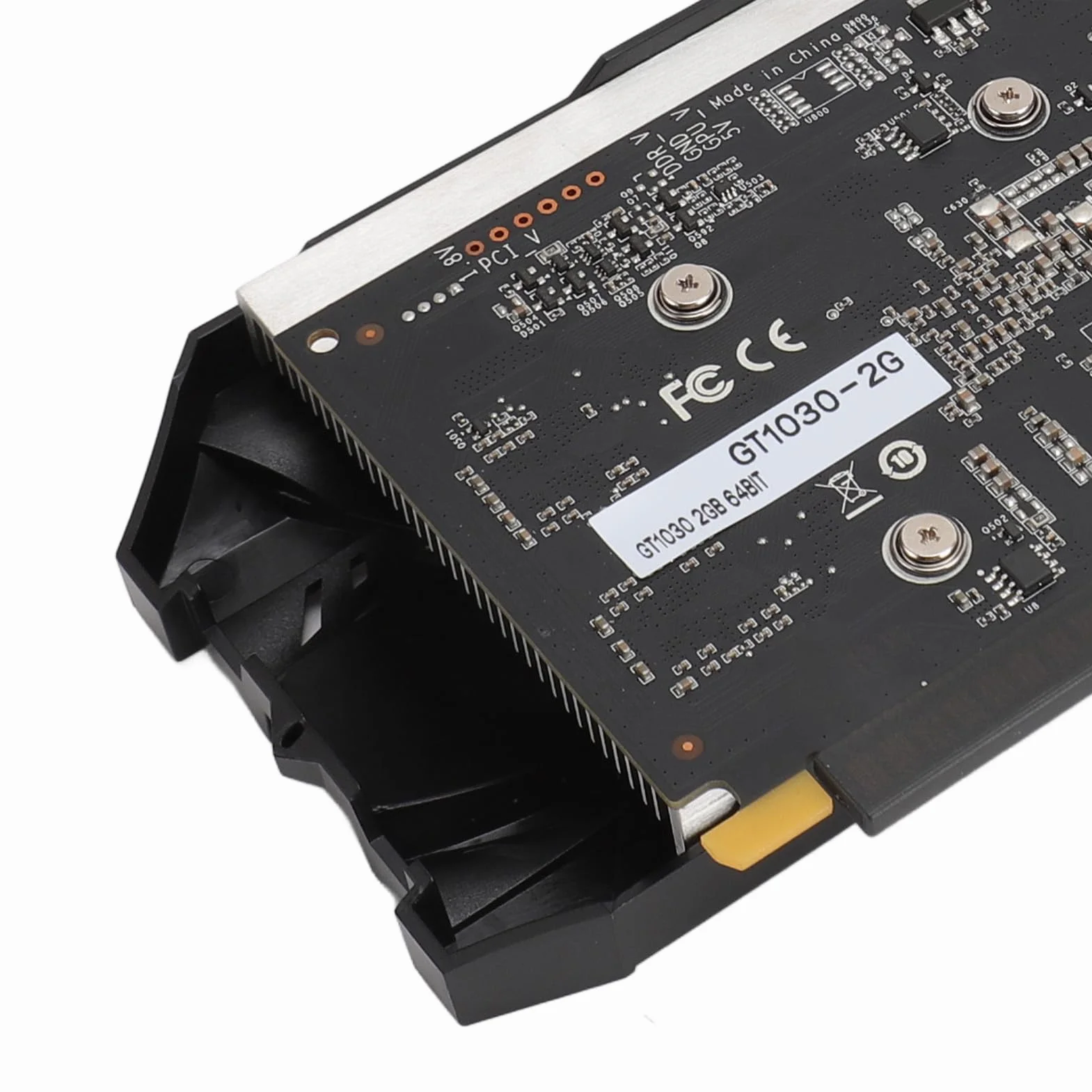 Bewinner Karta Graficzna GT1030 2GD5 |2 GB Pamięci GDDR5, Taktowanie Rdzenia 6008 MHz, PCIe 2.0 X16 z HDMI/VGA, Chłodzenie Wentylatorem do Gier i Pracy na Komputerze