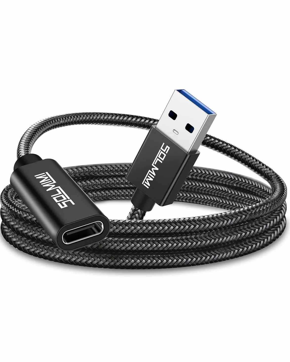 Przewód USB C żeński na USB męski 1,2m do smartfona laptopa