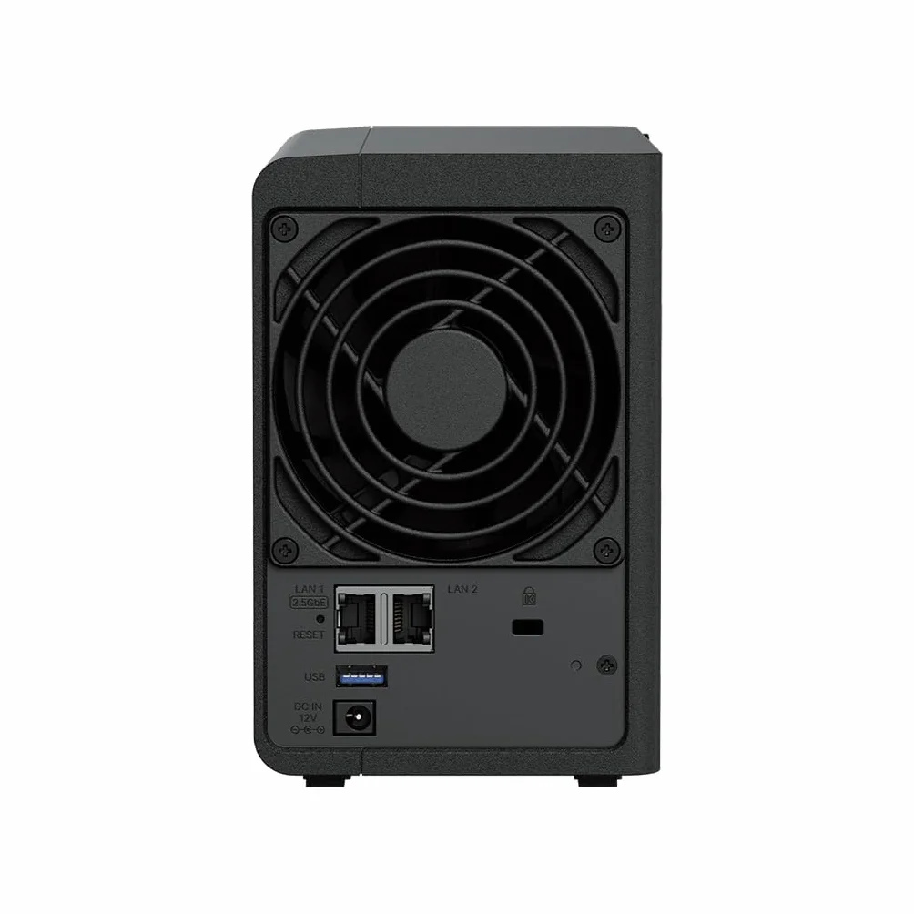 Synology DS225+ 12TB (Seagate Ironwolf 2x6TB) 2-Bay Plus Series - Intel Celeron J4125 Quad-Core, 2 GB DDR4 Non-ECC SODIMM, 1 x 2,5 GbE i 1 x Port LAN RJ-45 1GbE