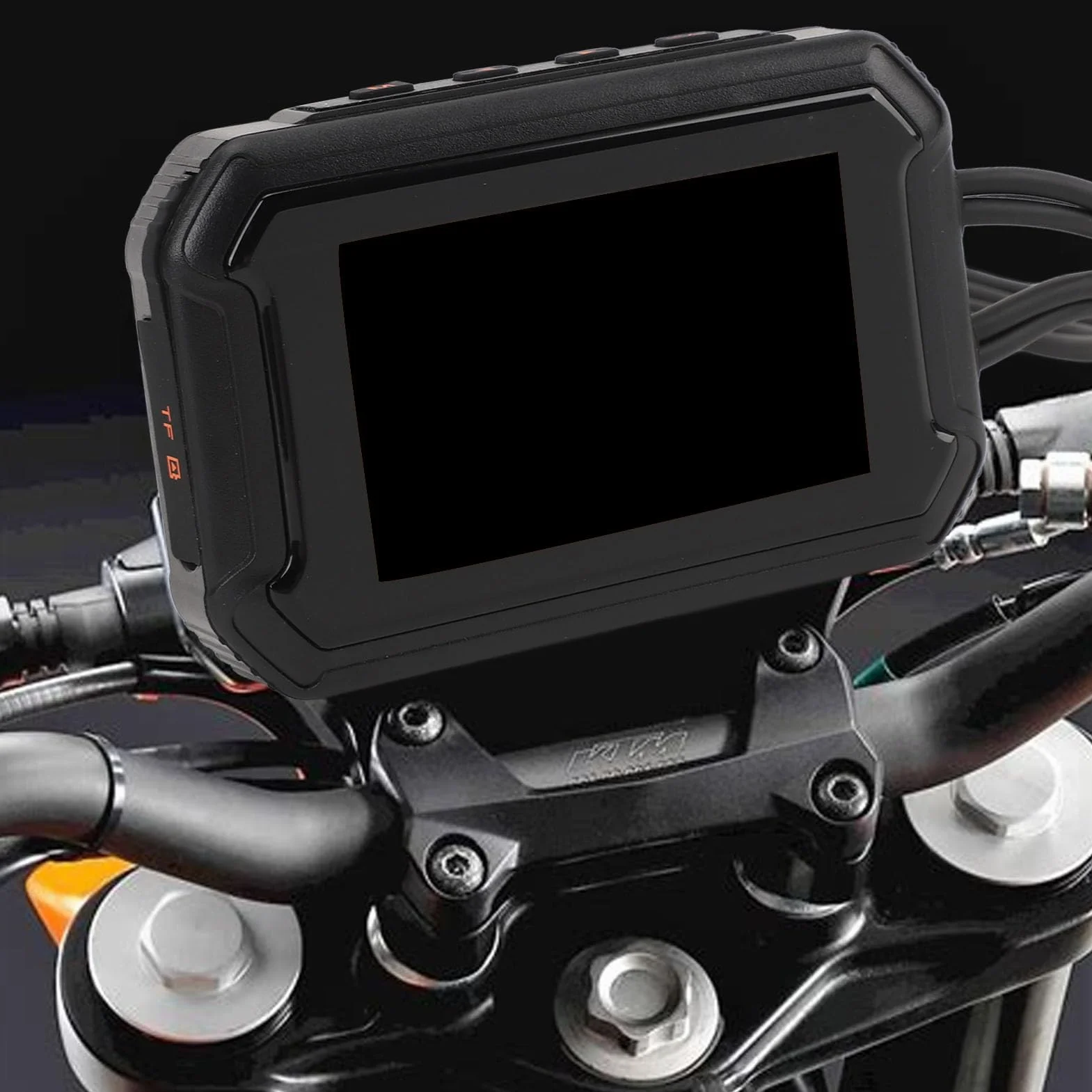 Podwójna Kamera Samochodowa Motocykla, Podwójna Kamera Samochodowa 1080P Szerokokątny Podwójny Rejestrator Jazdy w Nocy dla Skuterów śnieżnych ATV UTV