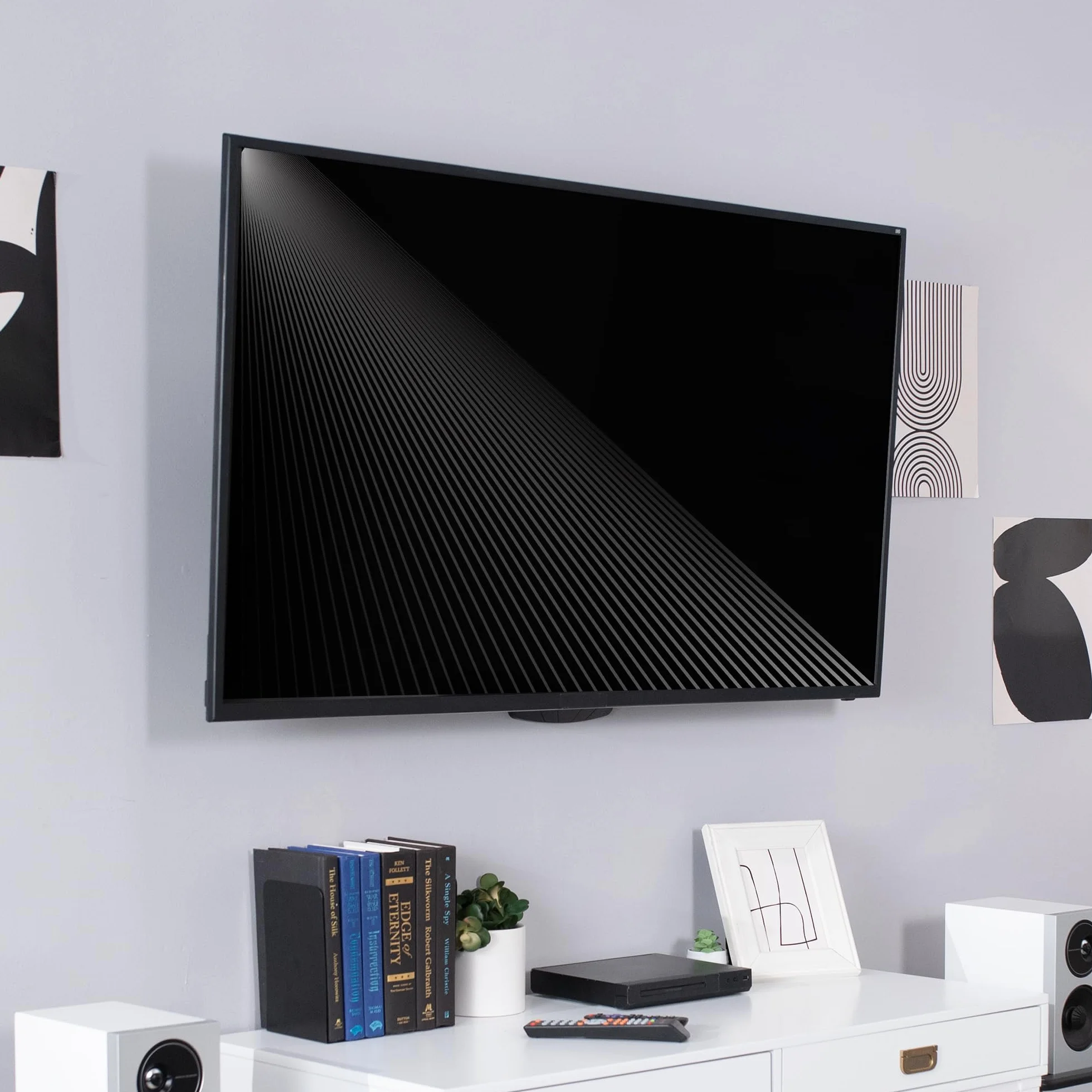 VIVO Przeciwwagowa 26 do 47 cali LCD LED ekran plazmowy uchwyt ścienny do telewizora z regulacją wysokości sprężyny pneumatycznej w pełni przegubowy wspornik (MOUNT-VW04G)