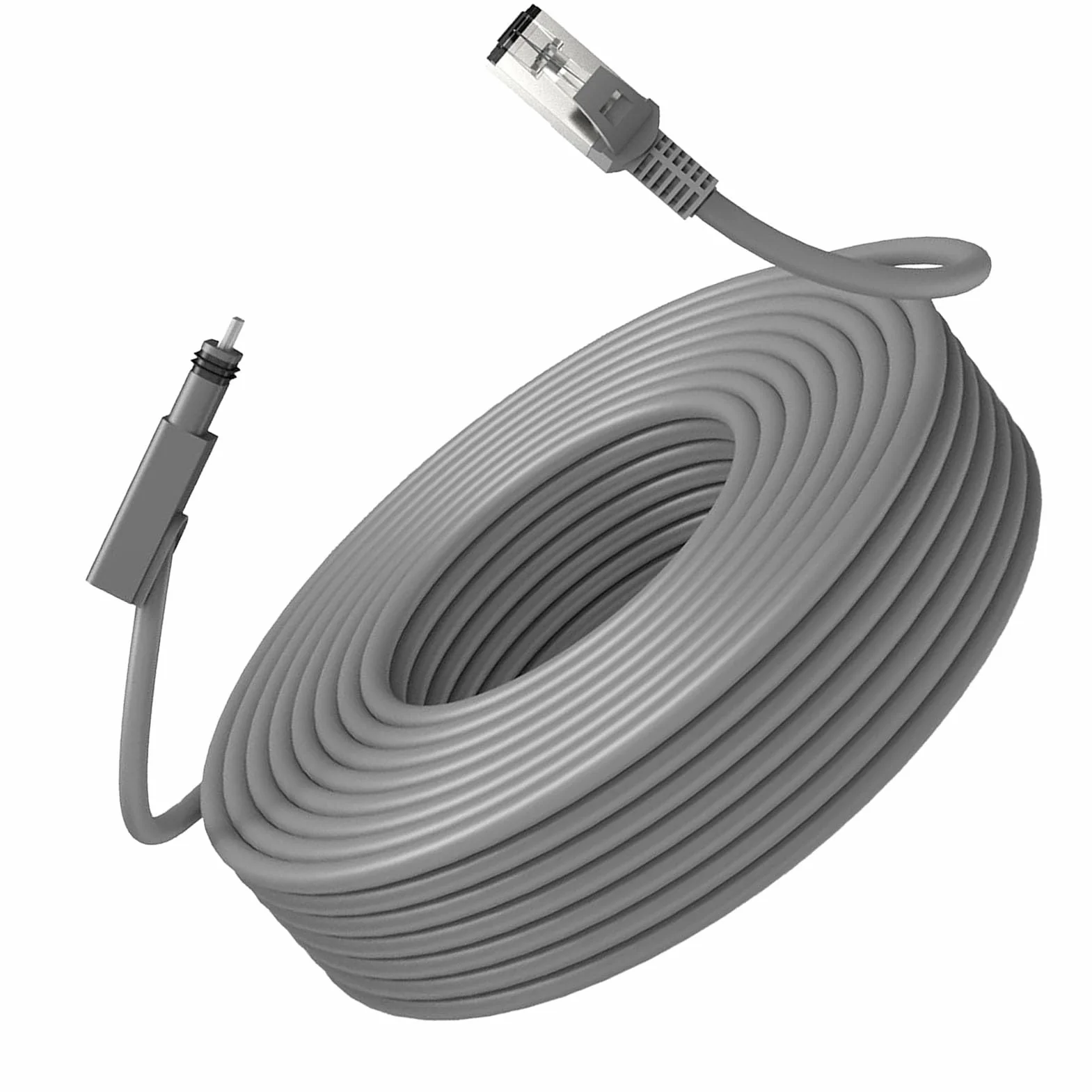 Aramox Prostokątny Kabel Zastępczy, Standardowy Kabel Uruchamiany do Internetu Gen 2 V2, Szybka łączność, łatwa Instalacja, Kompatybilny z Różnymi Routerami (#4)