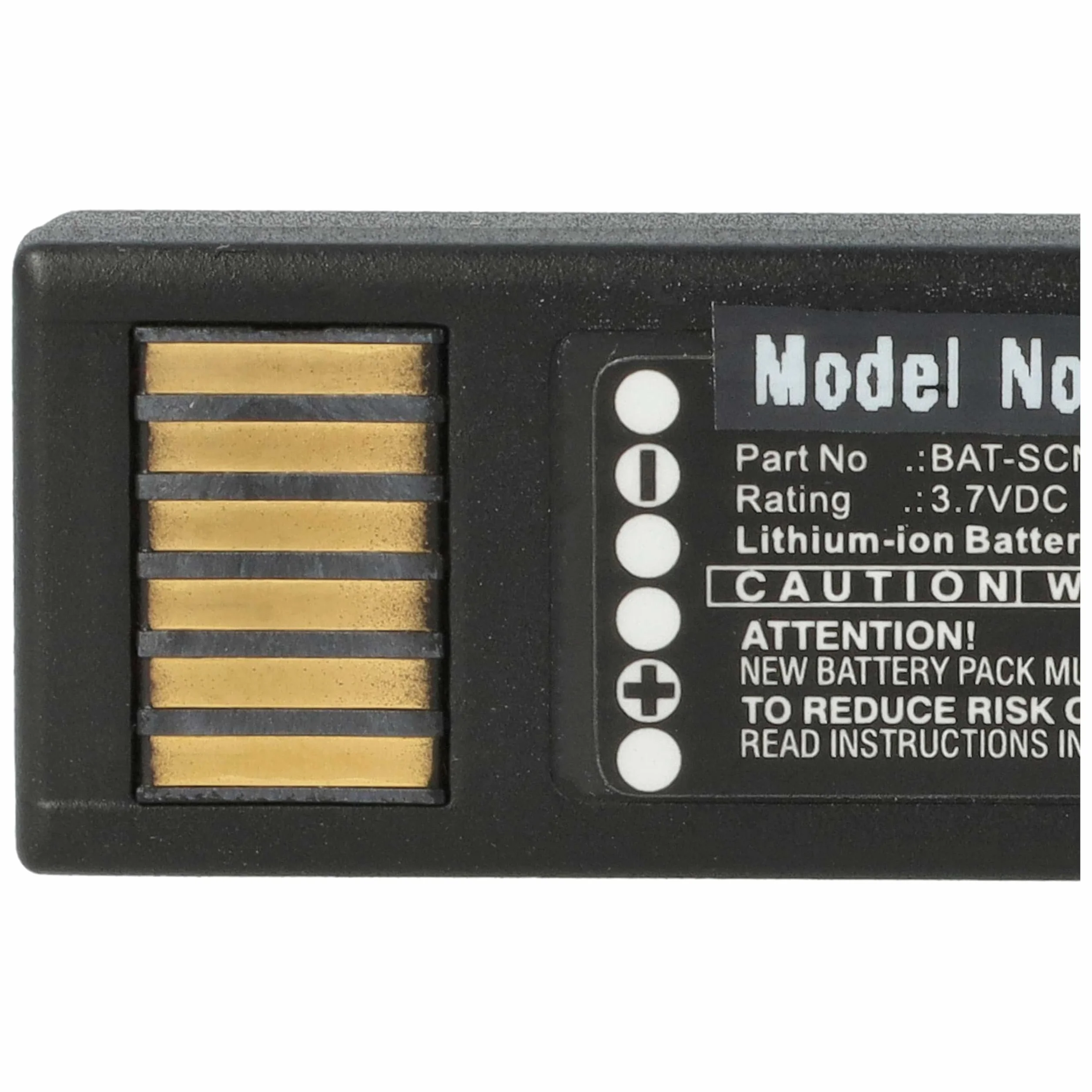 vhbw 2 x akumulator zastępuje Honeywell 50148009-001 BAT-SCN05 do czytnika kodów kreskowych, POS (2400 mAh, 3,7 V, litowo-jonowy)