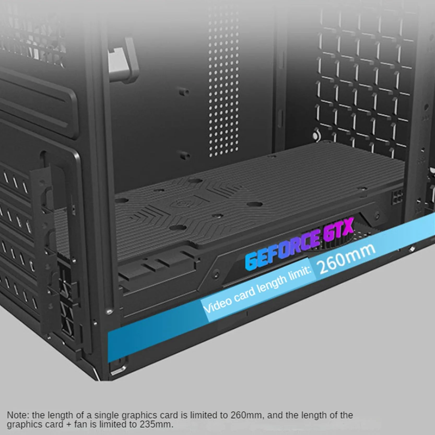 2X Obudowa Komputera MINI M-ATX/ITX Komputer PC Obudowa USB2.0 Obsługa Dysku SSD 3,5-Calowy Dysk Twardy Mini Obudowa Zasilacza
