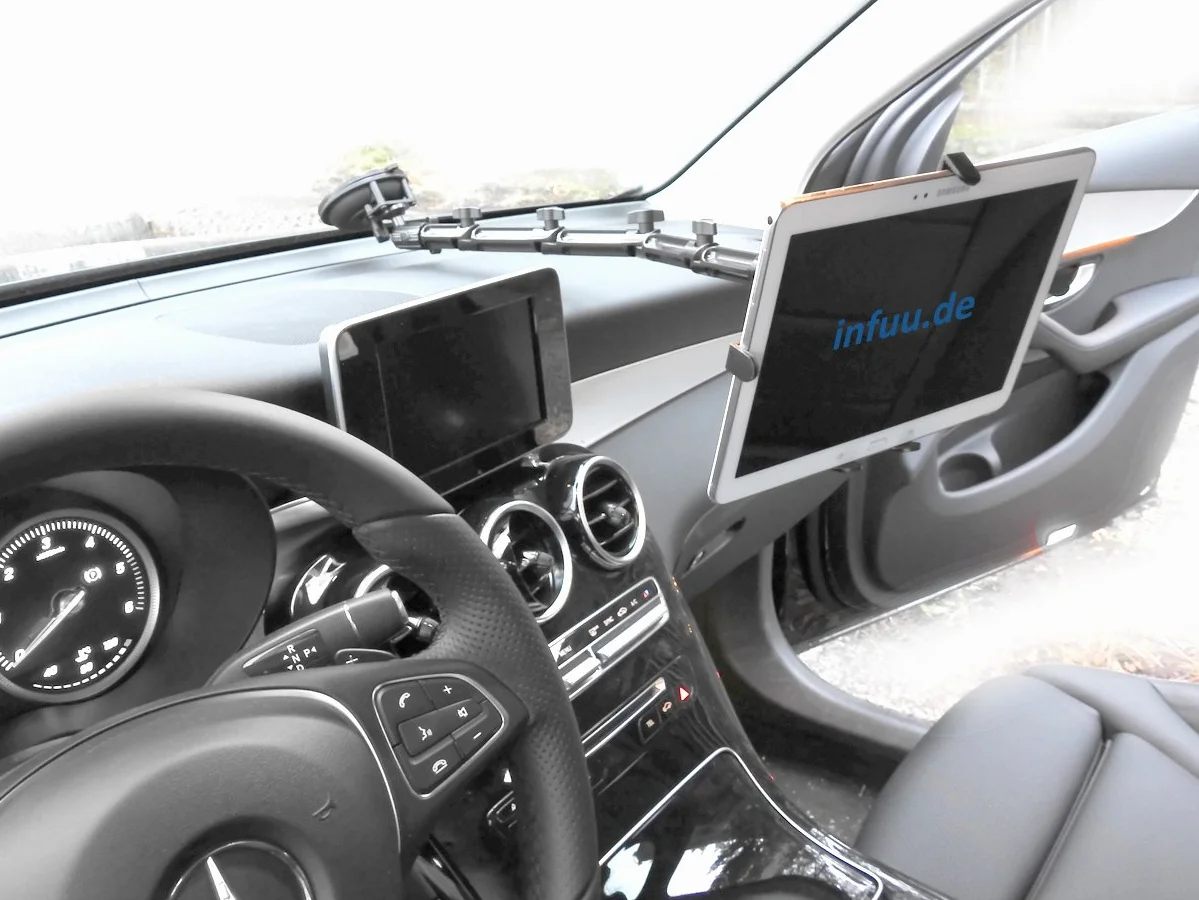 Uchwyt samochodowy uniwersalny przyssawka do iPad 1 2 3 4 Air Pro Galaxy Tab Note Nexus 10 tablet PC 7-11 cali 008