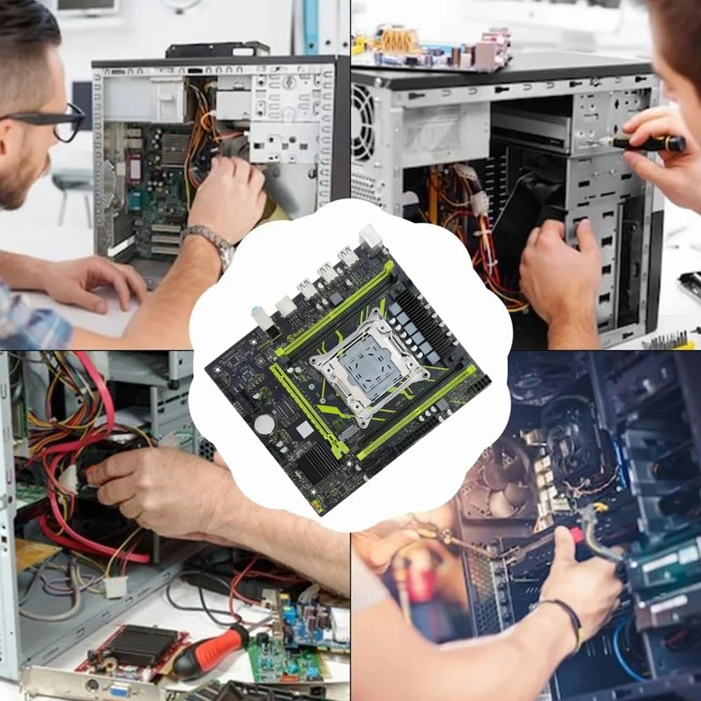 Płyta główna X99 DDR4 LGA2011 X99 P4 H55 Chipset Gigabit Ethernet X99 Płyta główna do gier z gniazdami M.2 NVME/NGFF