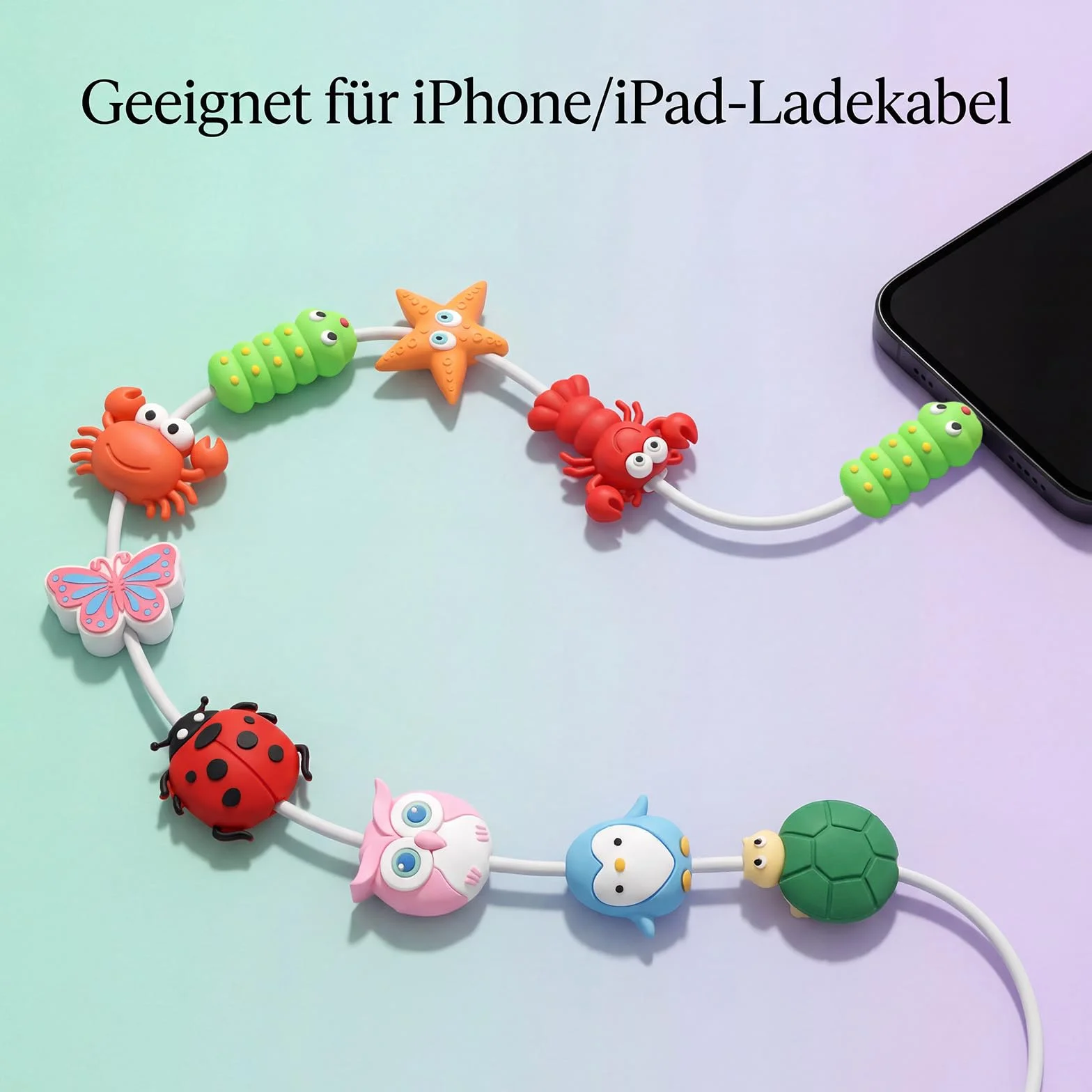 18 sztuk ochrony kabla do ładowania, ochrona kabla do ładowania, ochrona kabla przed pęknięciem i zagięciem, ochrona kabla, śliczna osłona kabla do ładowania USB