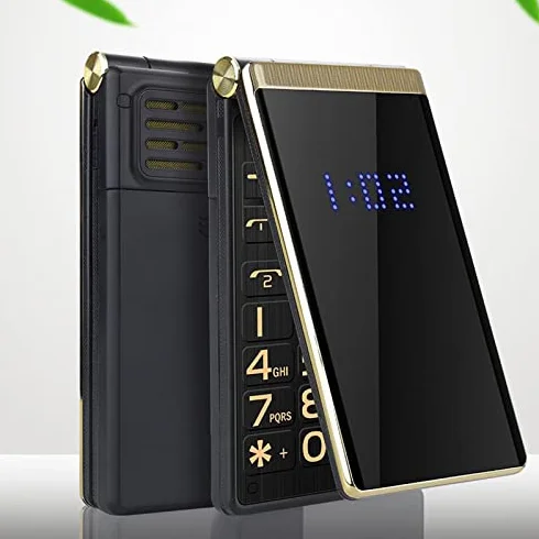 Odblokowany Telefon Komórkowy 2G, Telefon Komórkowy z Ekranem 2,8 dla Osób Starszych z baterią 5900 MAh, Obsługa Telefonu Dual SIM Dual Standby SOS, Latarka, Ebook, Kalendarz