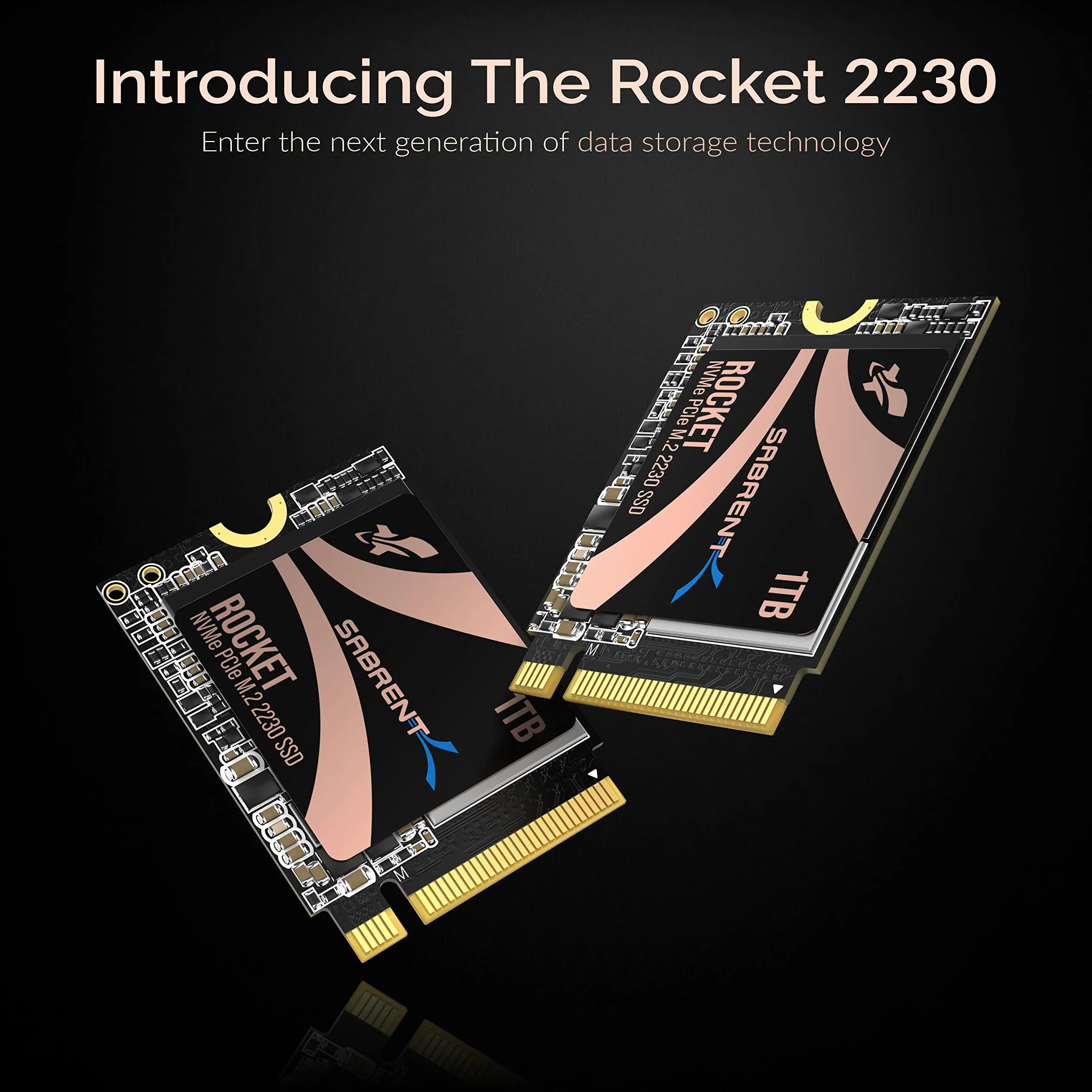 Sabrent Rocket SB-2130-1TB Dysk Ssd, Czarny, 1 TB