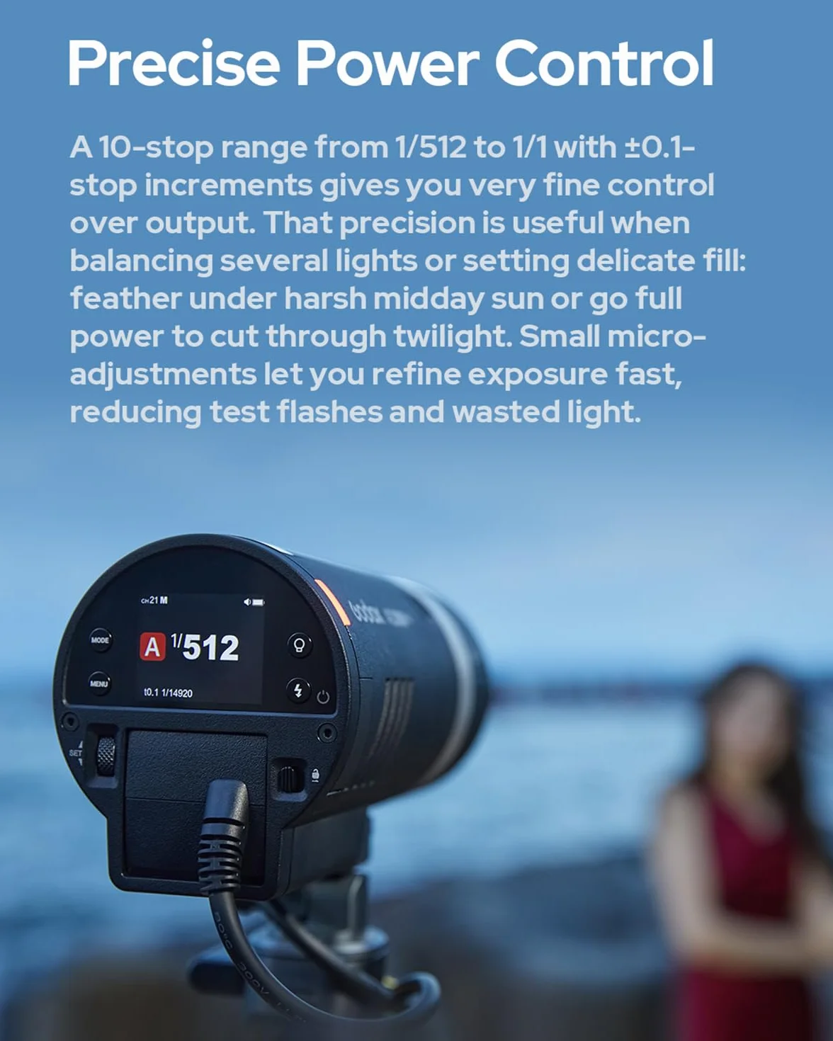 Godox AD300Pro II AD300ProII lampa błyskowa, One-Tap Sync z wyzwalaczem GODOX X3 Pro/X3, 300 W 2,4 G TTL HSS 1/8000s lampa błyskowa studyjna Monolight, 0,01-1,5 s recykling/16-kolorowe grupy kolorów