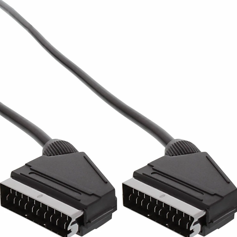 InLine 89975 Scart kabel przyłączeniowy, wtyczka/wtyczka, 5 m