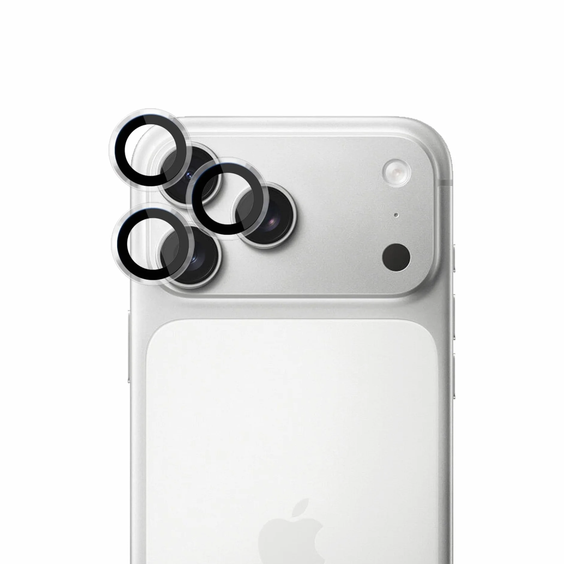 3mk Lens Protection Pro Szkło na Aparat do Apple iPhone 17 Pro/iPhone 17 Pro Max, Pierścienie na Obiektyw, Metalowa Ramka, Niezaburzona Jakość Zdjęć