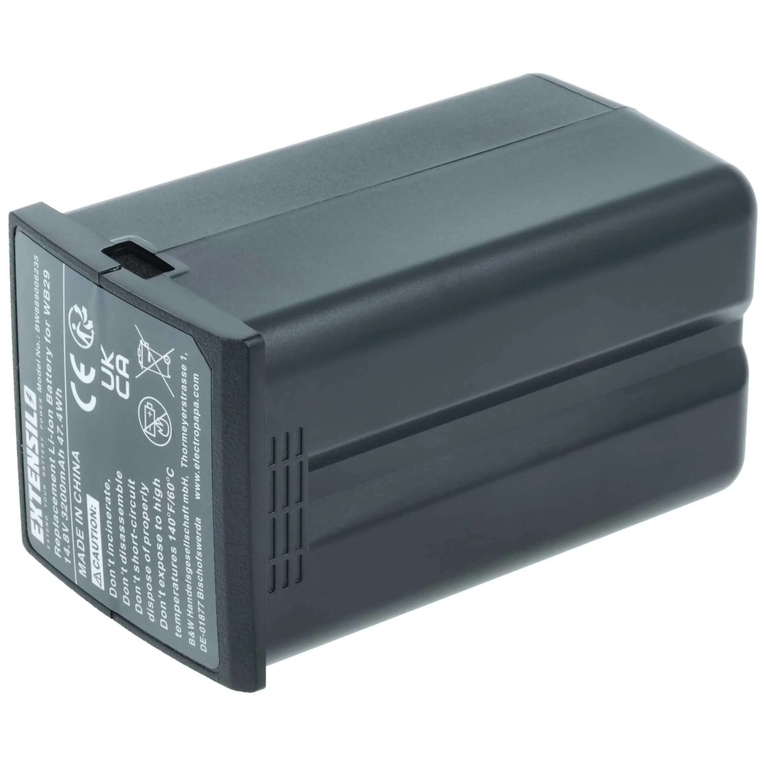Godox zastępuje akumulator DFB/GDWB29, WB29 do lampy błyskowej do aparatu (3200 mAh, 14,8 V, litowo-jonowy)