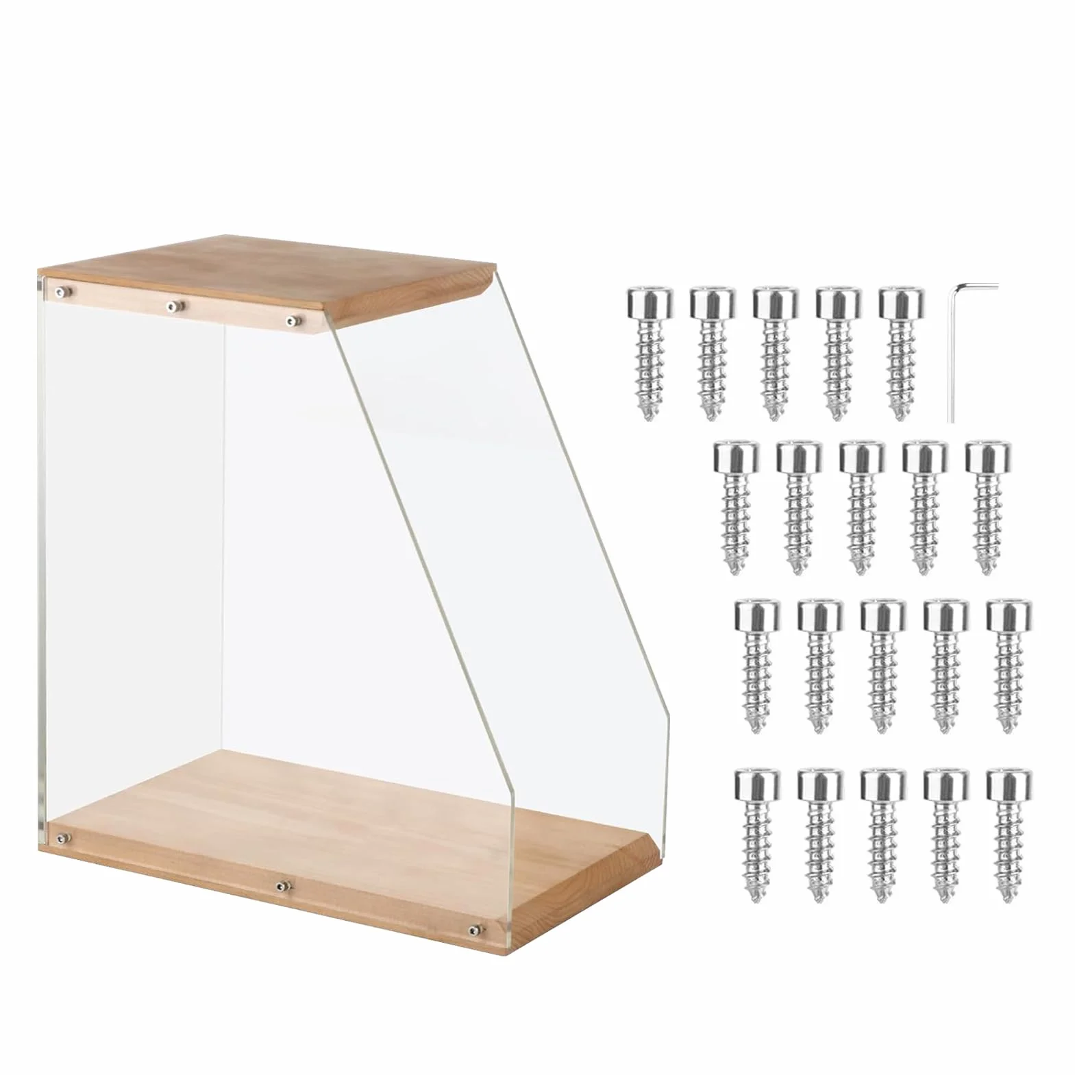 Przechowywacz na Płyty Przezroczysty Akryl Nowoczesna Organizacja | Wystawowy dla Pudełka na Płyty Dla Miłośników Muzyki Kolekcjonerów Wszystkich Grup Wiekowych Do Salonu Sypialni