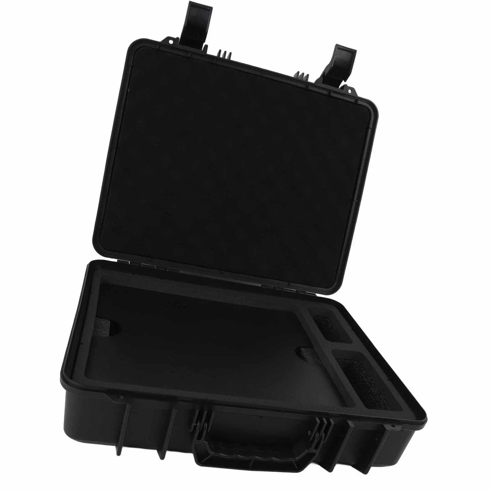 Generic Futerał do Przenoszenia Satelity Wytrzymały Schowek Ochronny na Sprzęt Satelitarny Podróżujący Czarny ABS EVA 15,8 X 13,4 X 3,95 Cala