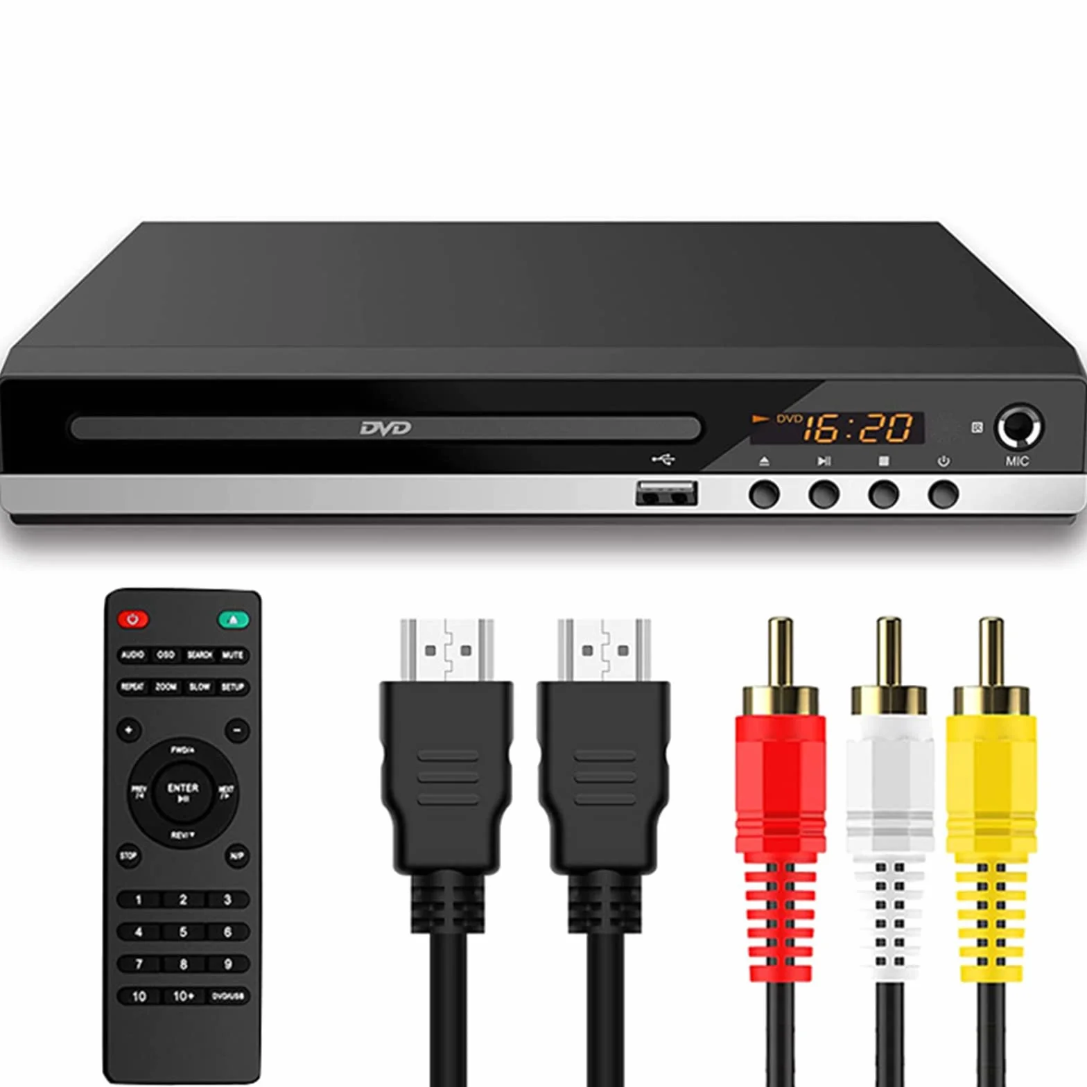 4K Blu-ray ochrona oczu, odtwarzacz DVD, domowy wyświetlacz HDMI VCD HD, złącze USB/pamięć wyłączania