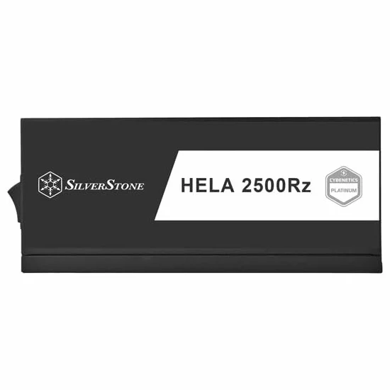 Silverstone HELA 2500Rz, Cybenetics Platinum całkowicie modułowy zasilacz ATX, 2500 W, ATX 3.1 i PCIe 5, SST-HA2500R-PM