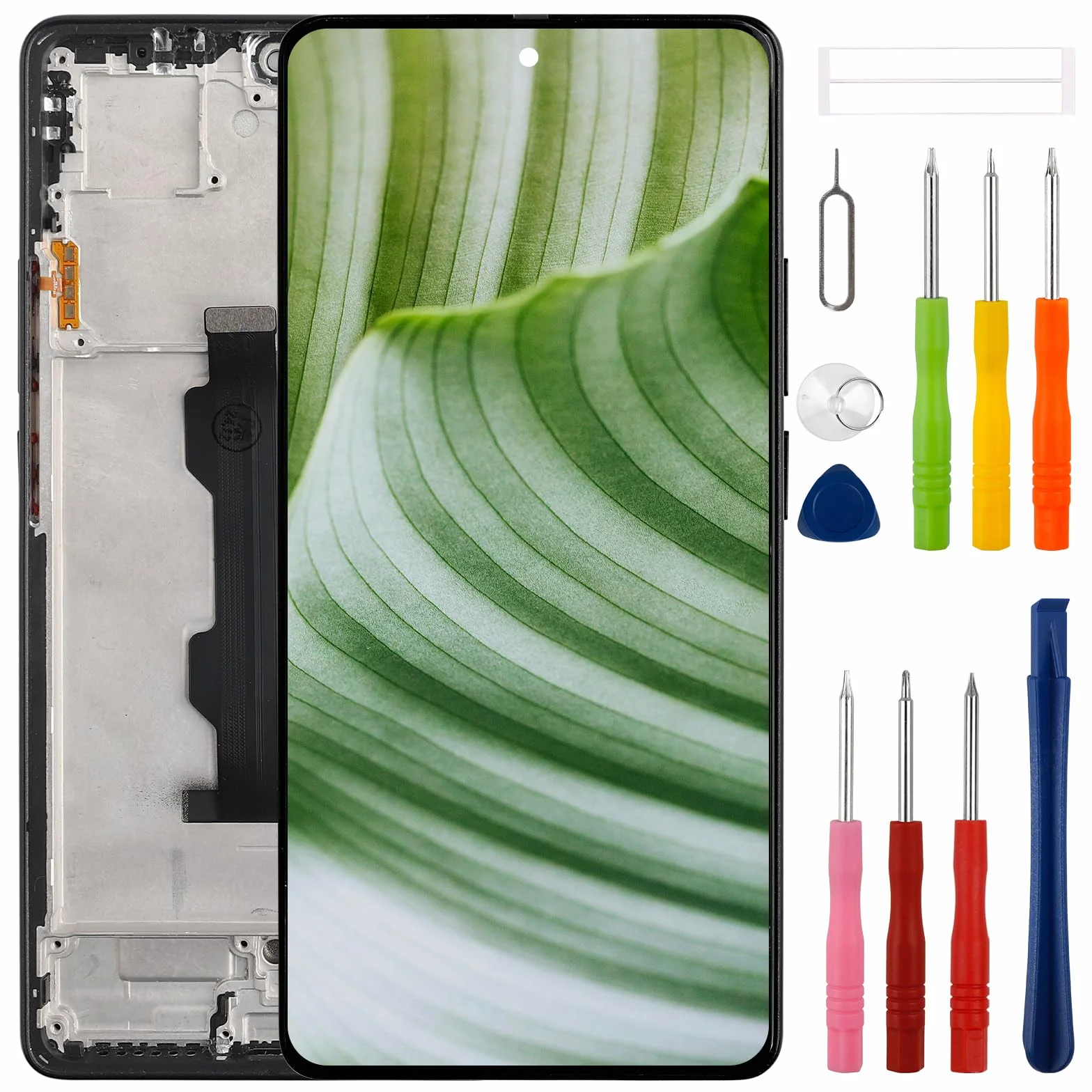 [z ramką] nowy cyfrowy cyfrowy wyświetlacz TFT LCD Touch Screen Digitizer montaż do Redmi Note 13 Pro 4G LCD wyświetlacz dotykowy digitizer z ulepszonym zestawem narzędzi naprawczych bez funkcji