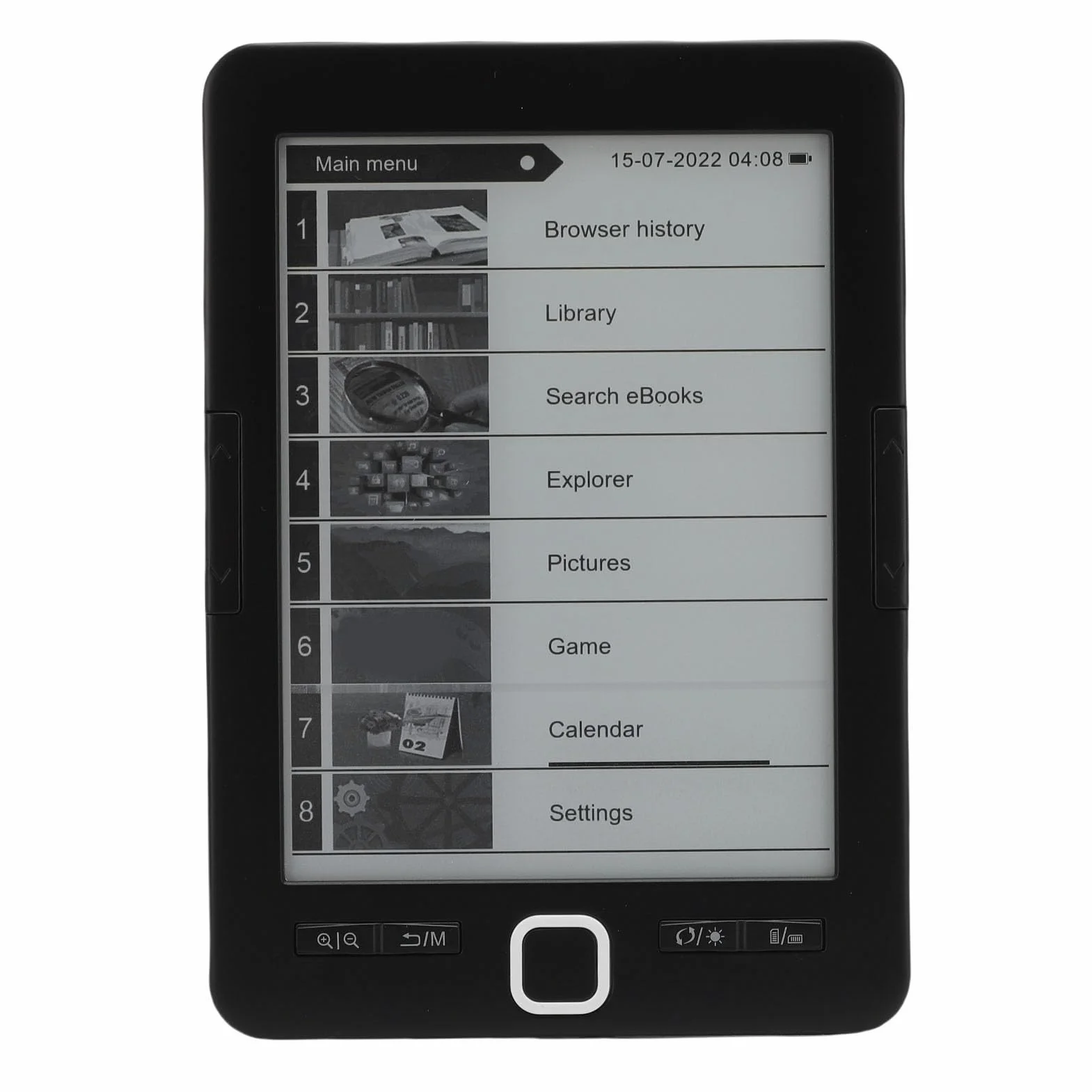 Cuifati Przenośny Czytnik e -book, Wiele ustawień e -booków 6 Cali 8G dla Domu